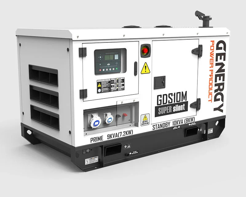 10kVA Netzersatzanalage Diesel 230V - IP23 Silent Genergy GDS10M - Image 3
