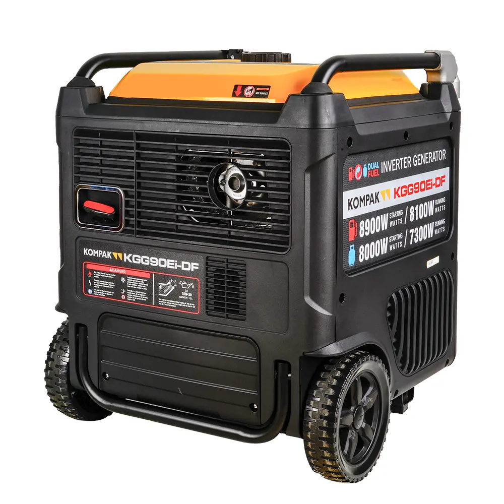11 kVA 400 V Gas & Benzin KGG90Ei-DF Inverter Stromaggregat Kompak - Image 3