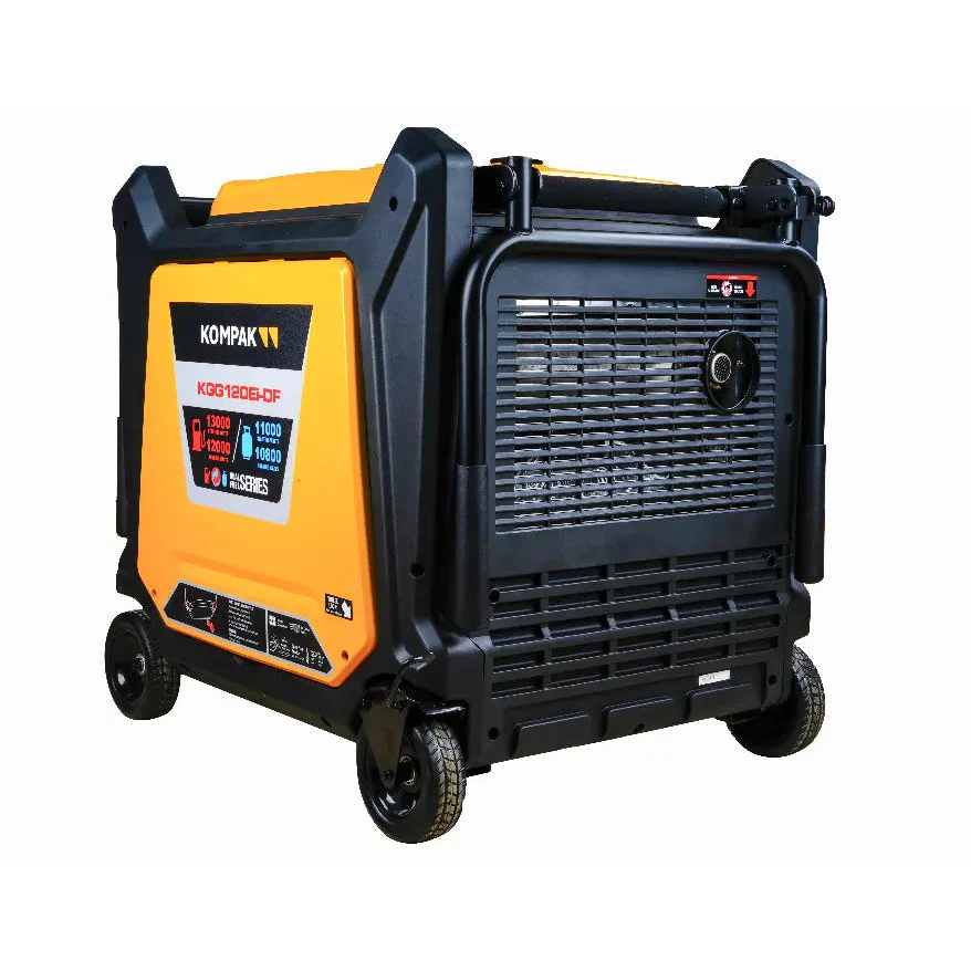 16 kVA 400 V Gas & Benzin KGG120Ei-DF Inverter Stromaggregat Kompak - Image 5