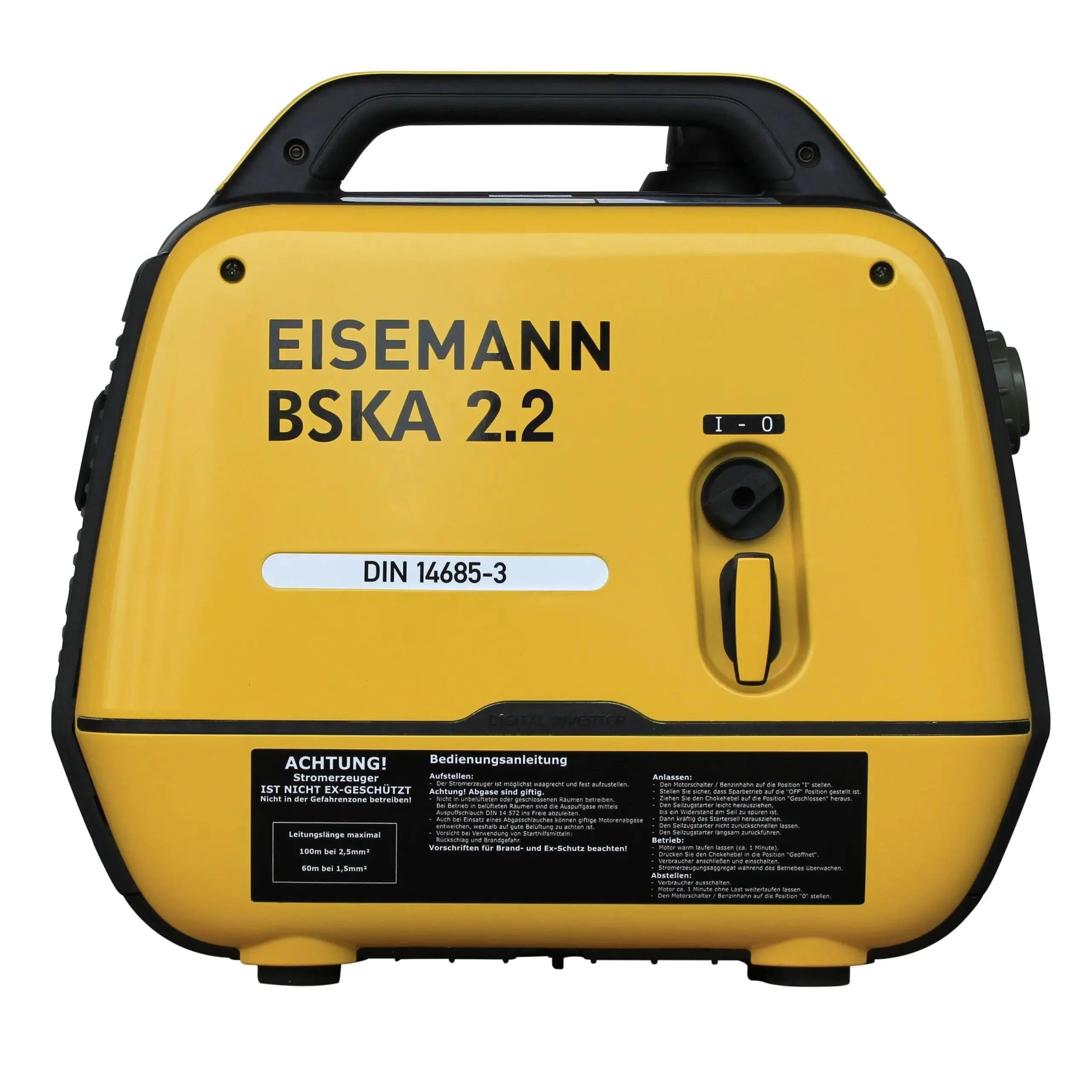 1800W EISEMANN Stromerzeuger BSKA 2.2V RSS DIN 14685-3