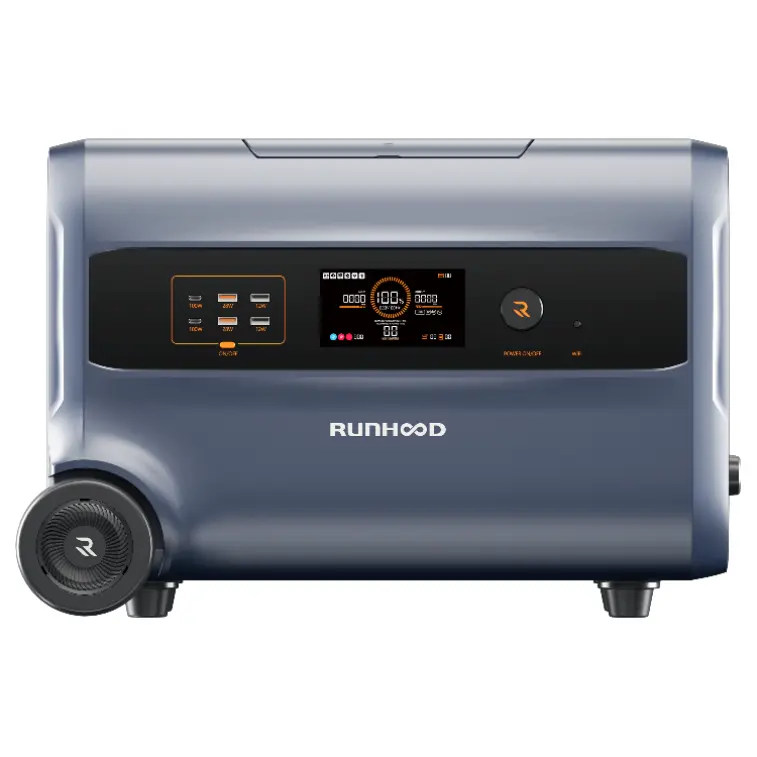 2400W | 3 IN 1 Balkonkraftwerk | Powerstation | PV-Speicher | Home-Backup | RUNHOOD F2400 mit 2400Wh - Image 7