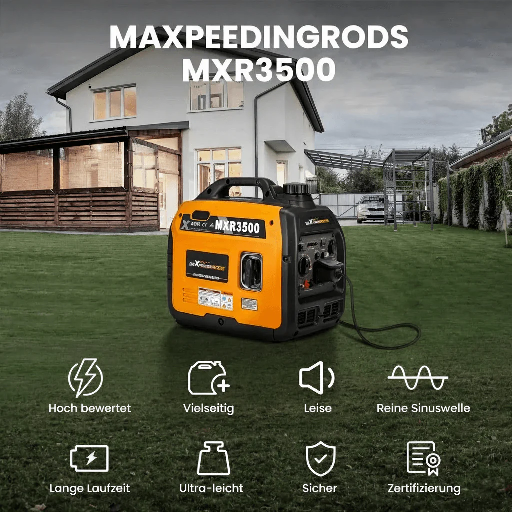3300 Watt Benzin Inverter Stromerzeuger maXpeedingrods MXR 3500 - Image 2