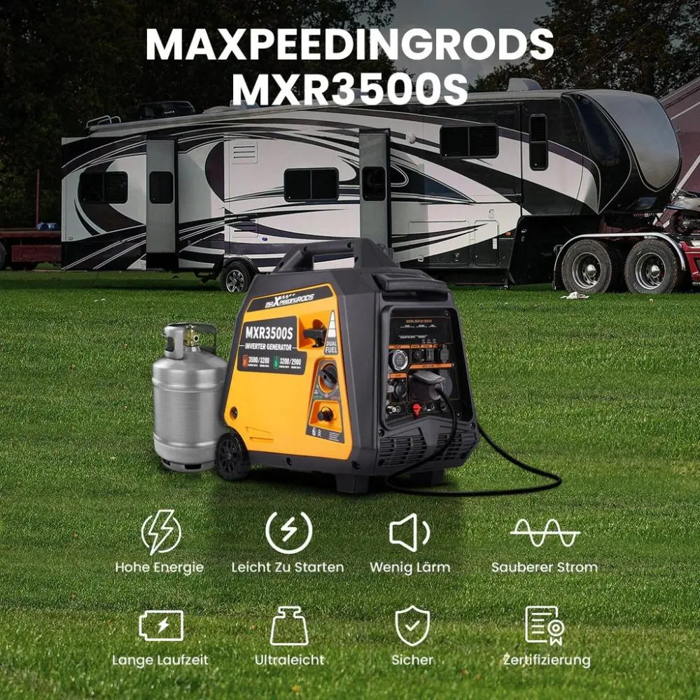 3500 Watt DualFuel Inverter Stromerzeuger maXpeedingrods MXR 3500S - Image 4