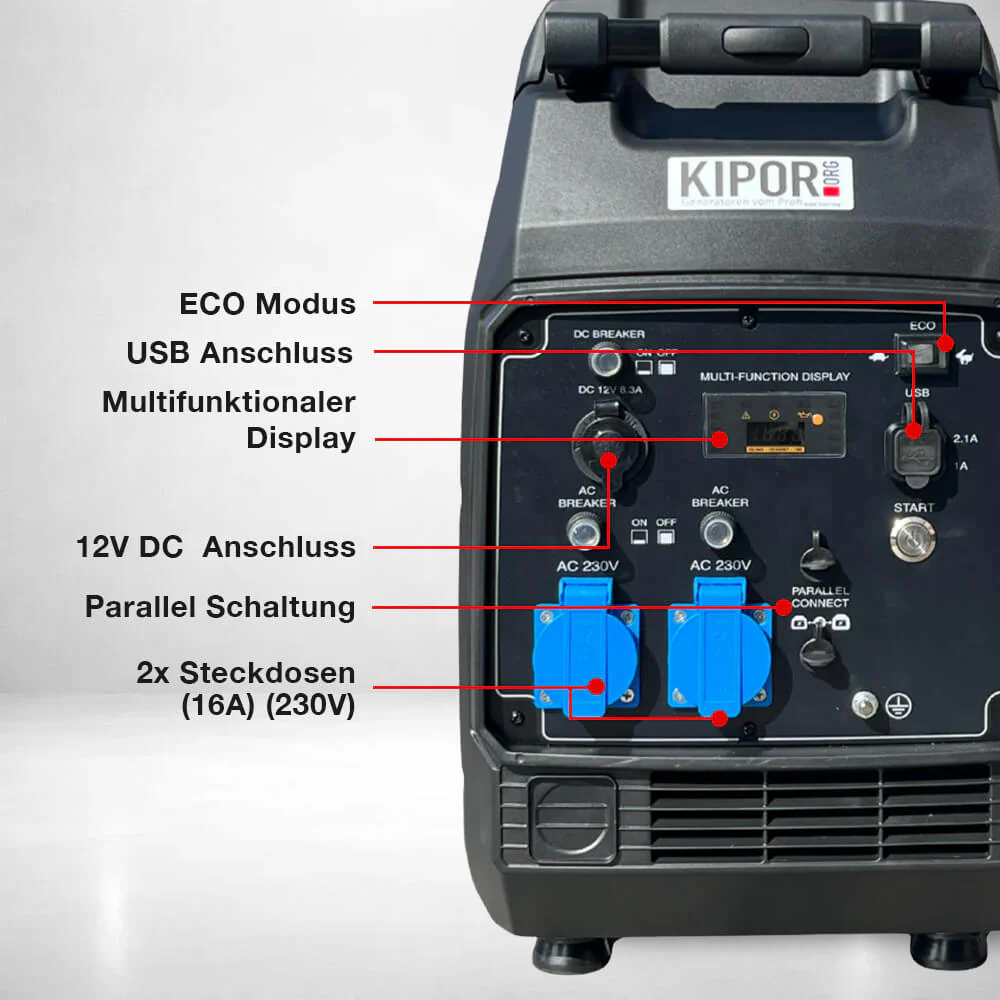 3800 Watt Benzin Inverter Stromerzeuger FME XG-SF 4000ER - Image 3