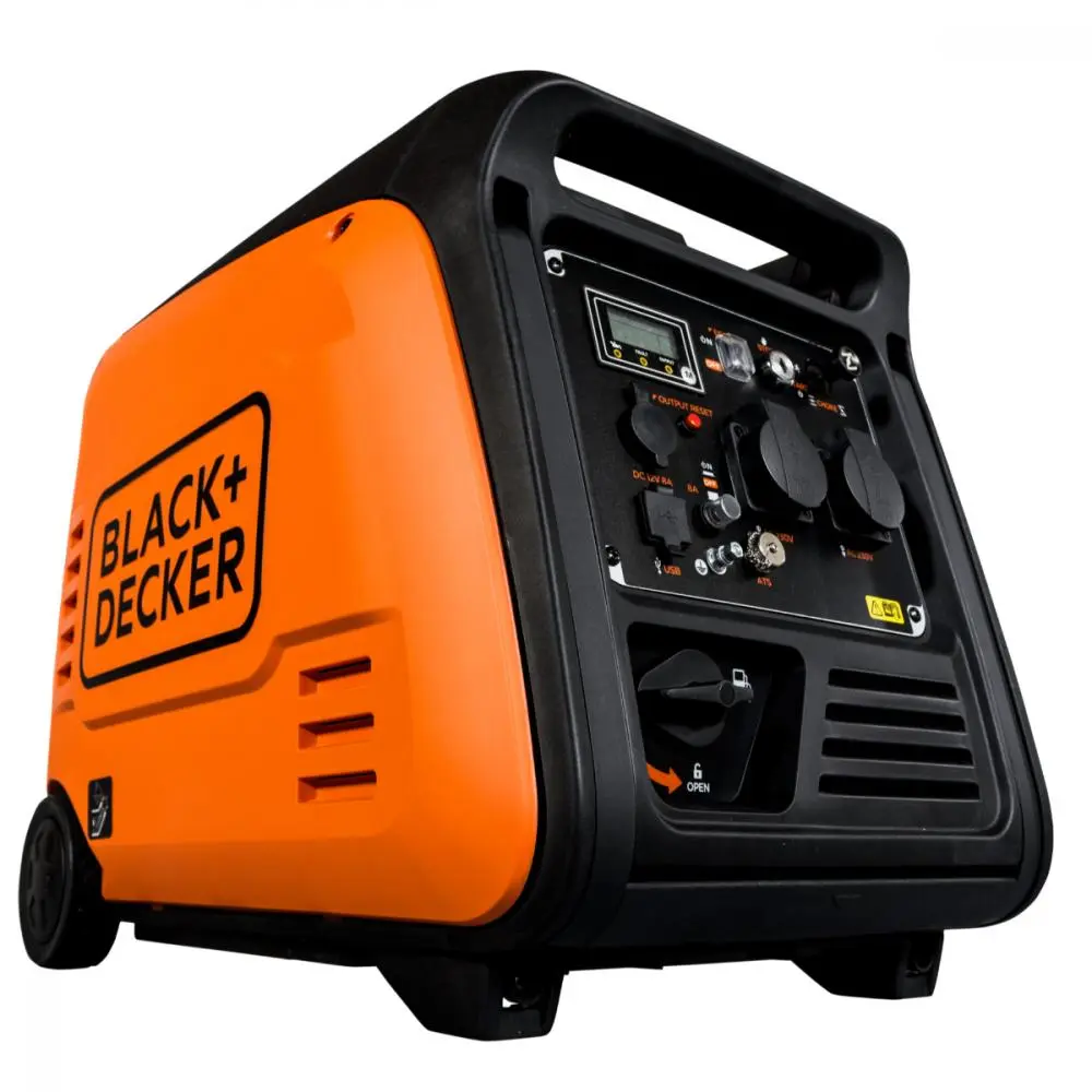 3900 Watt Black + Decker BXGNI4000E Benzin Inverter Stromaggregat - Image 5