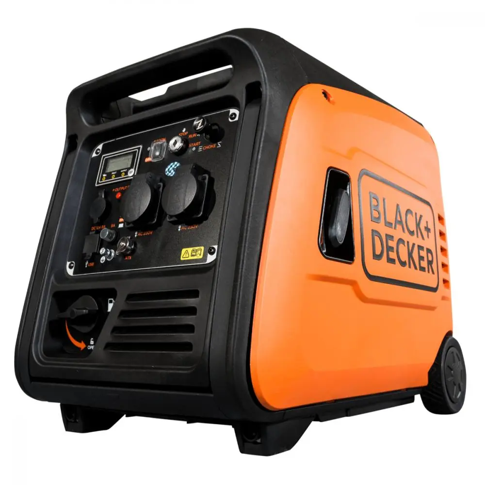 3900 Watt Black + Decker BXGNI4000E Benzin Inverter Stromaggregat - Image 6