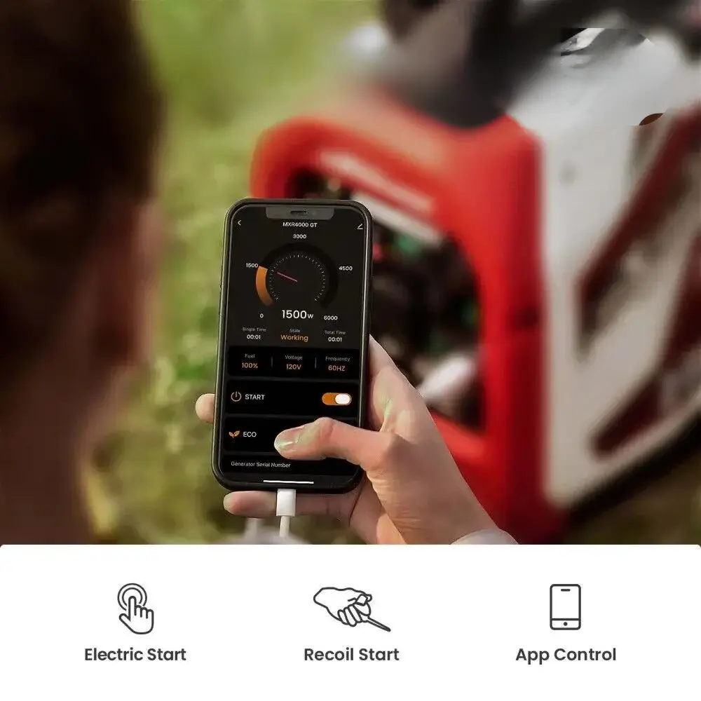 3500W DualFuel Inverter Stromerzeuger mit App Steuerung maXpeedingrods MXR 4000GT – EU - Image 6