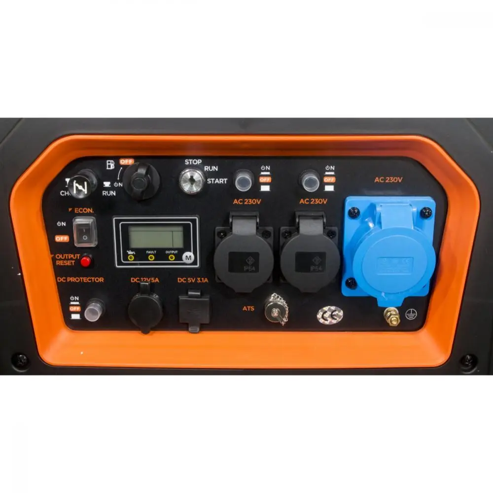 6500 Watt Black + Decker BXGNi6500E Benzin Inverter Stromaggregat - Image 3