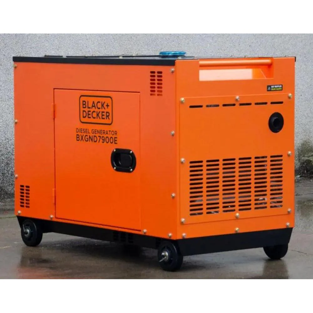 8000 Watt Black + Decker BXGND7900E Diesel Full Power 230 & 400 V AVR Stromerzeuger - Image 4