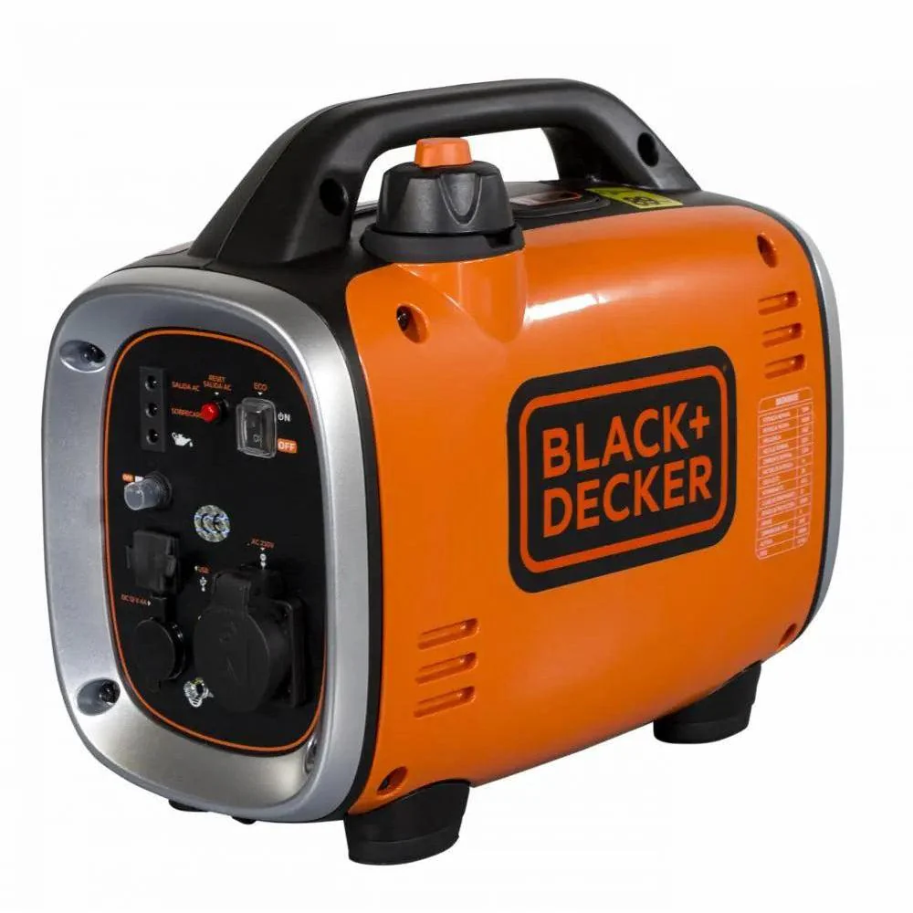 900 Watt Black + Decker BXGNi900E Benzin Inverter Stromerzeuger - Image 2