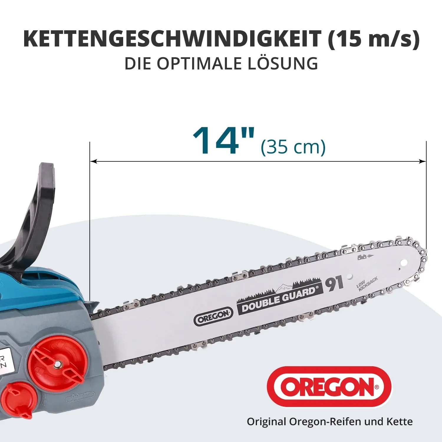 Akku Kettensäge 35cm Schwertlänge KS CS40V-14 - Image 4
