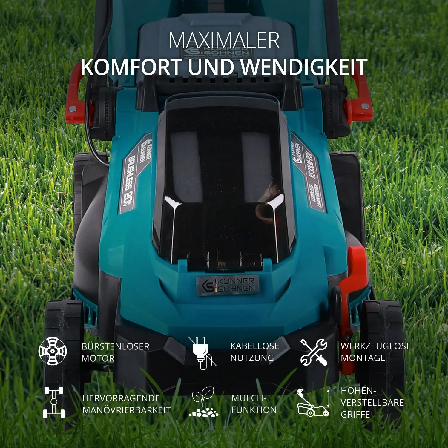 Akku-Rasenmäher KS 33LM-20V Könner & Söhnen - Image 5