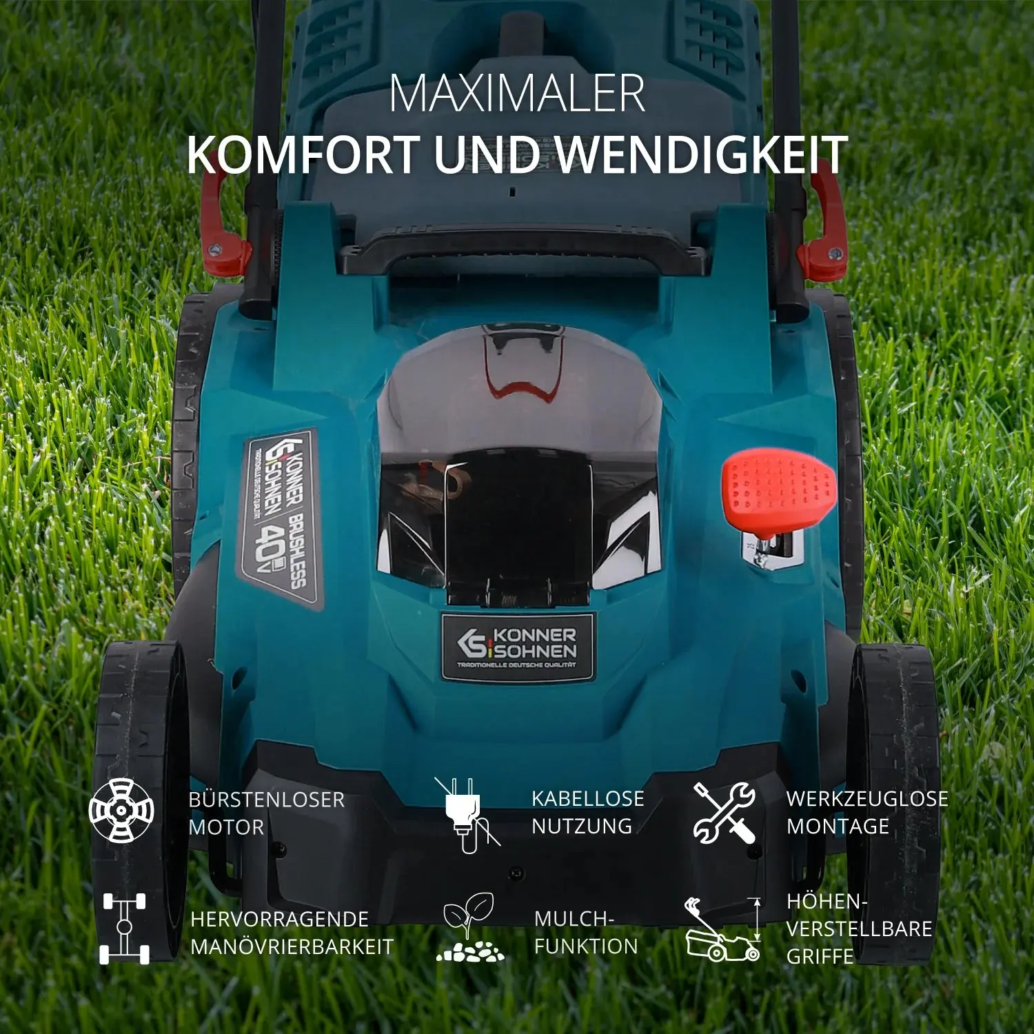 Akku-Rasenmäher KS 43LM-40V Könner & Söhnen - Image 11