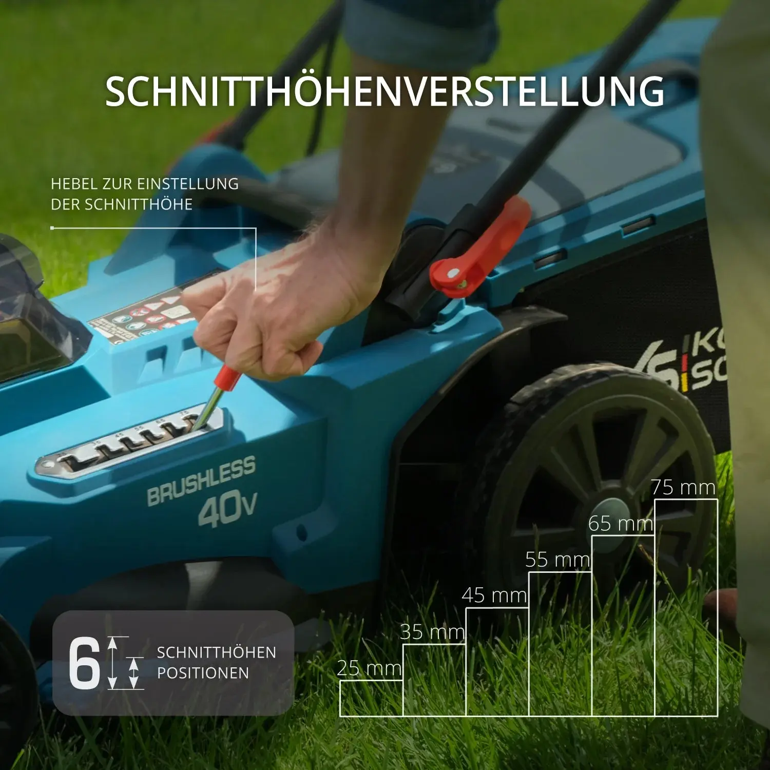 Akku-Rasenmäher KS 43LM-40V Könner & Söhnen - Image 13