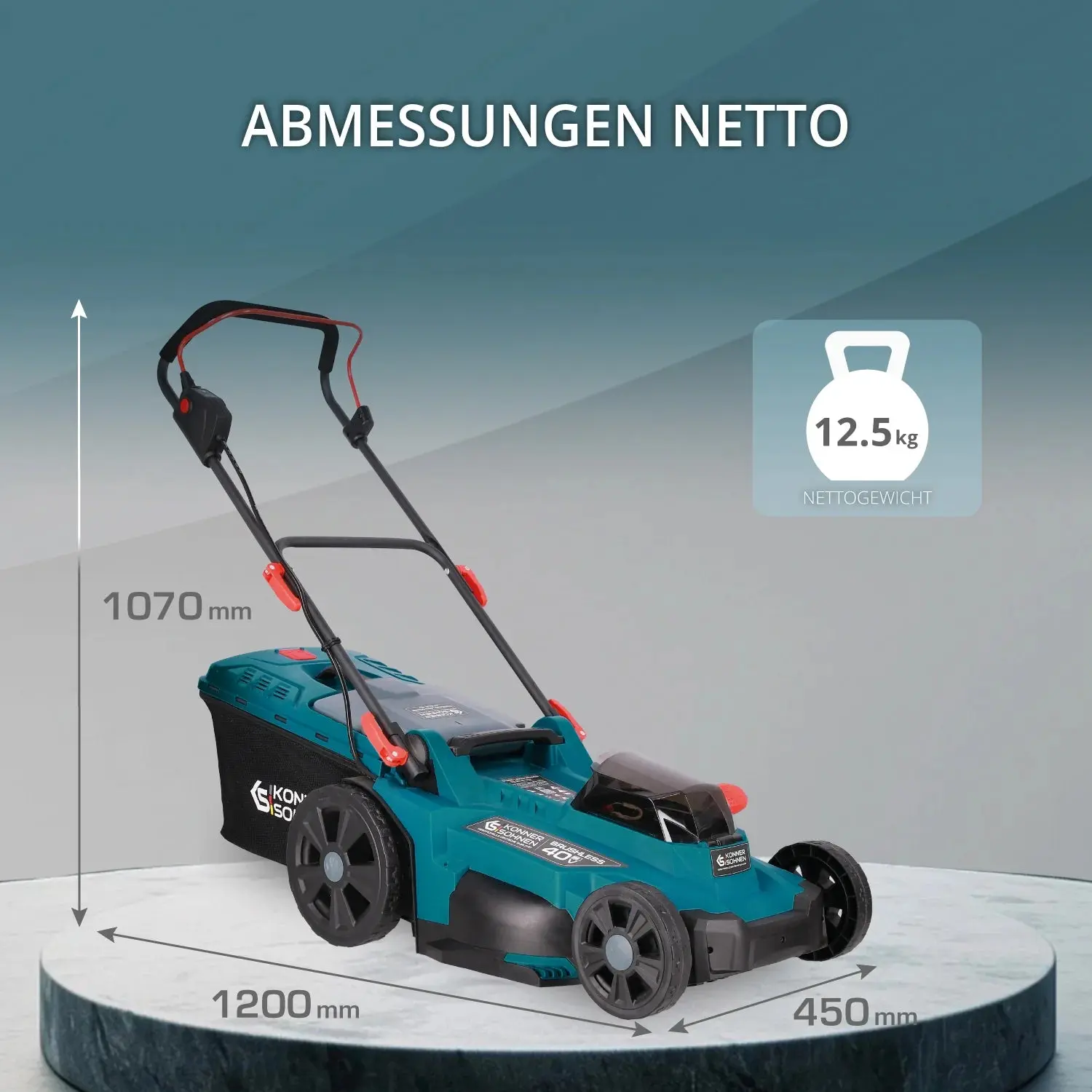 Akku-Rasenmäher KS 43LM-40V Könner & Söhnen - Image 9