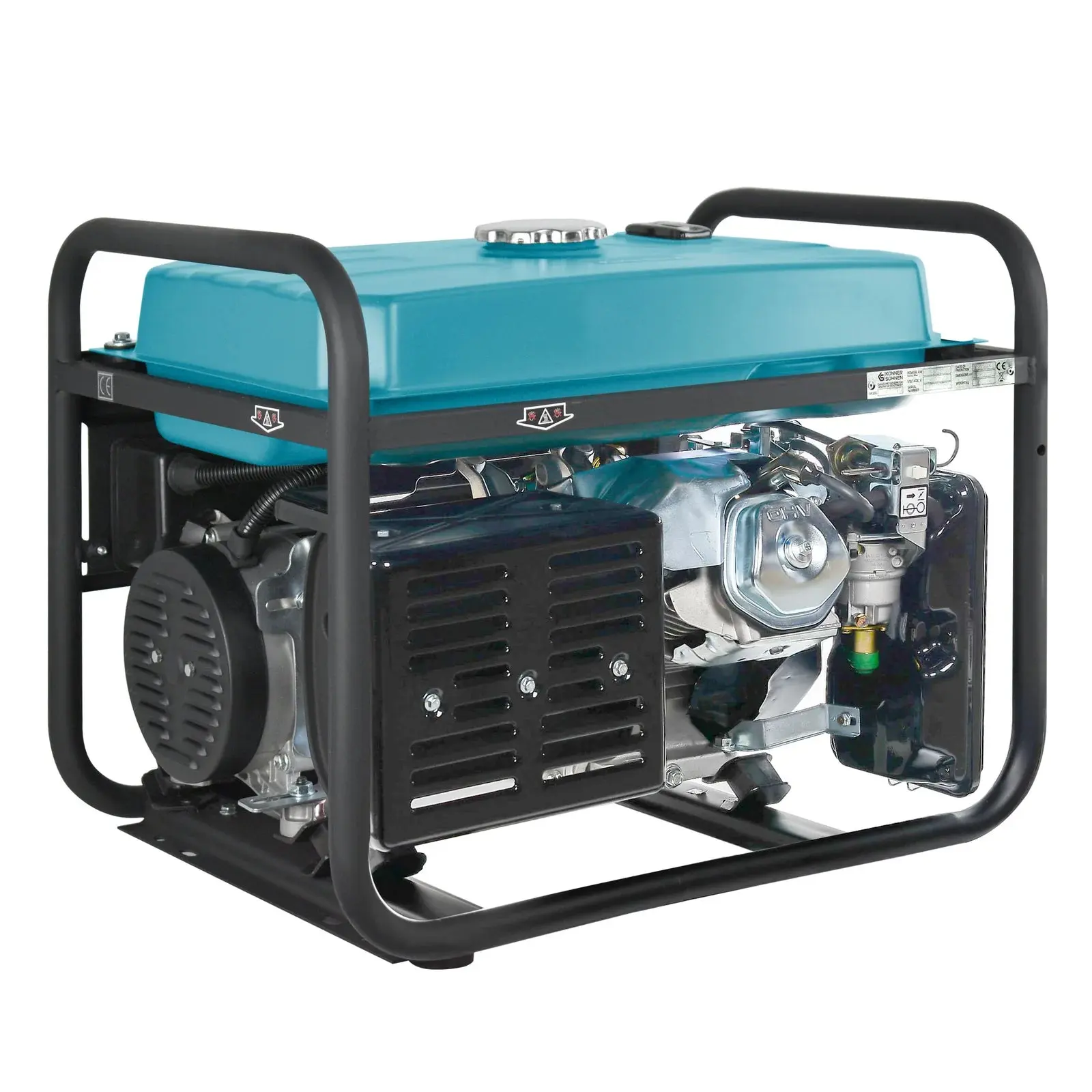 Benzin AVR Stromerzeuger 5500 Watt Könner & Söhnen KS 7000E-3-ATS - 400V mit ATS Einheit - Image 4