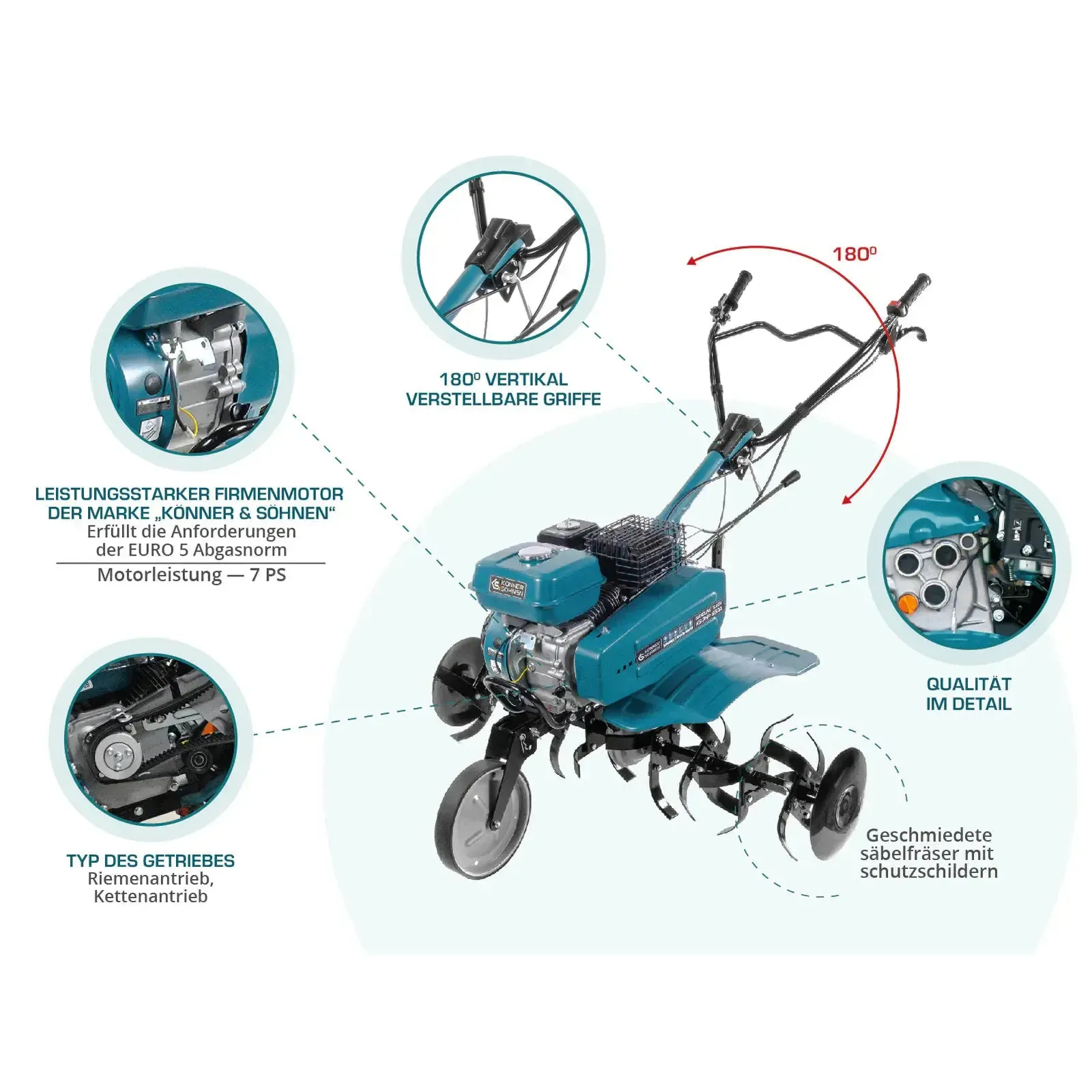 Benzin-Bodenhacke KS 7HP-950A - Image 5