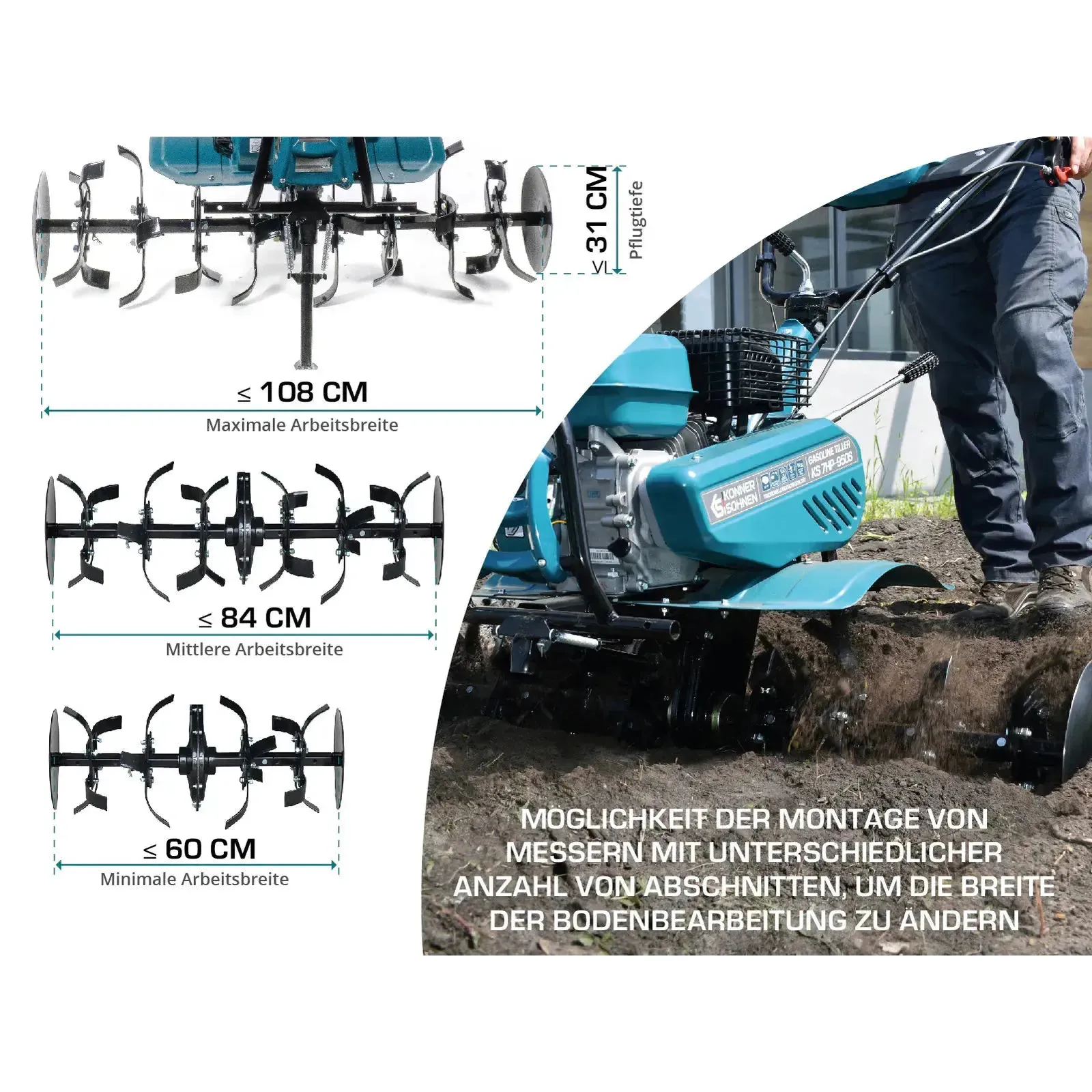 Benzin-Bodenhacke KS 7HP-950S - Image 8