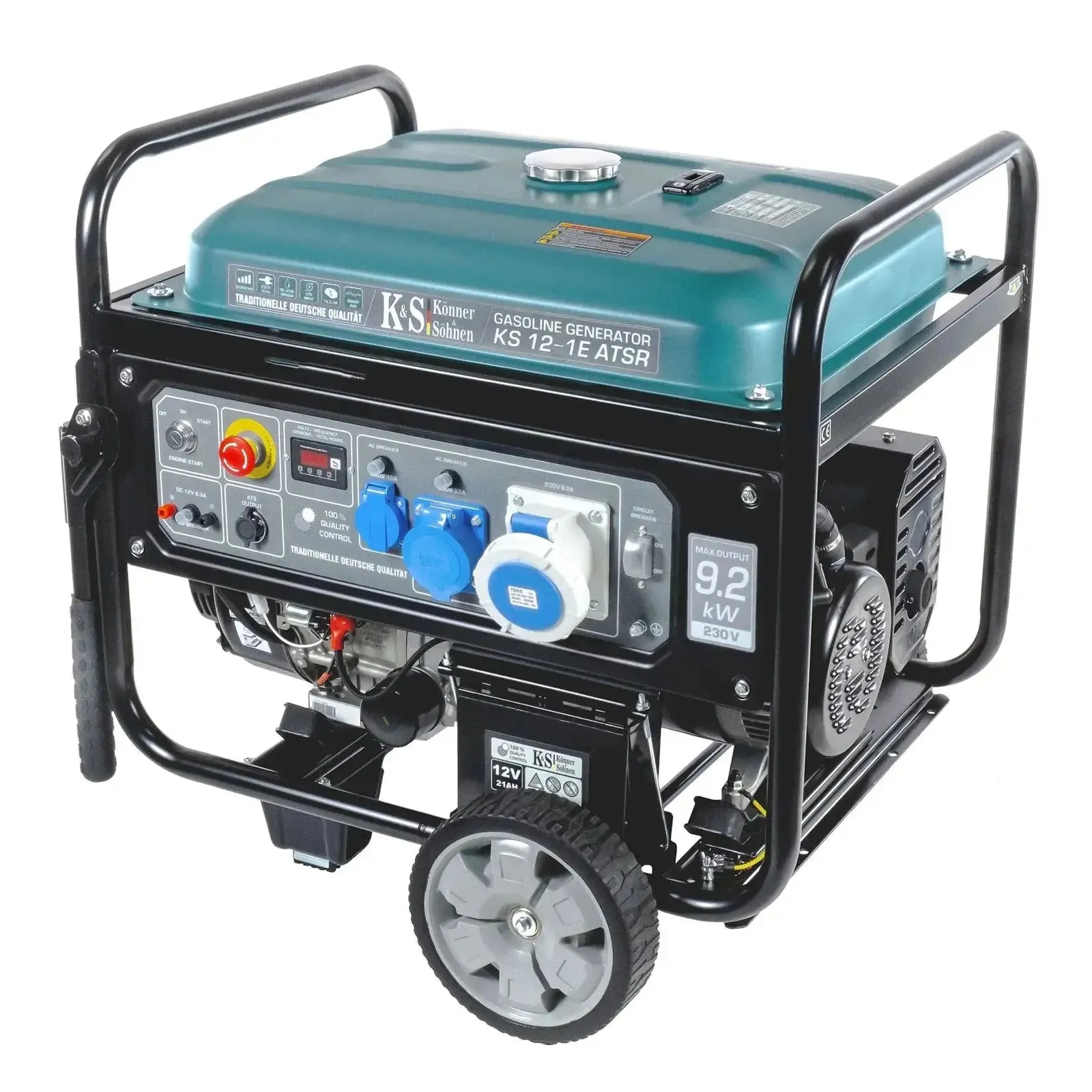 Benzin Stromerzeuger AVR 9200 Watt KS 12-1E ATSR mit ATS Anschluss - Image 3