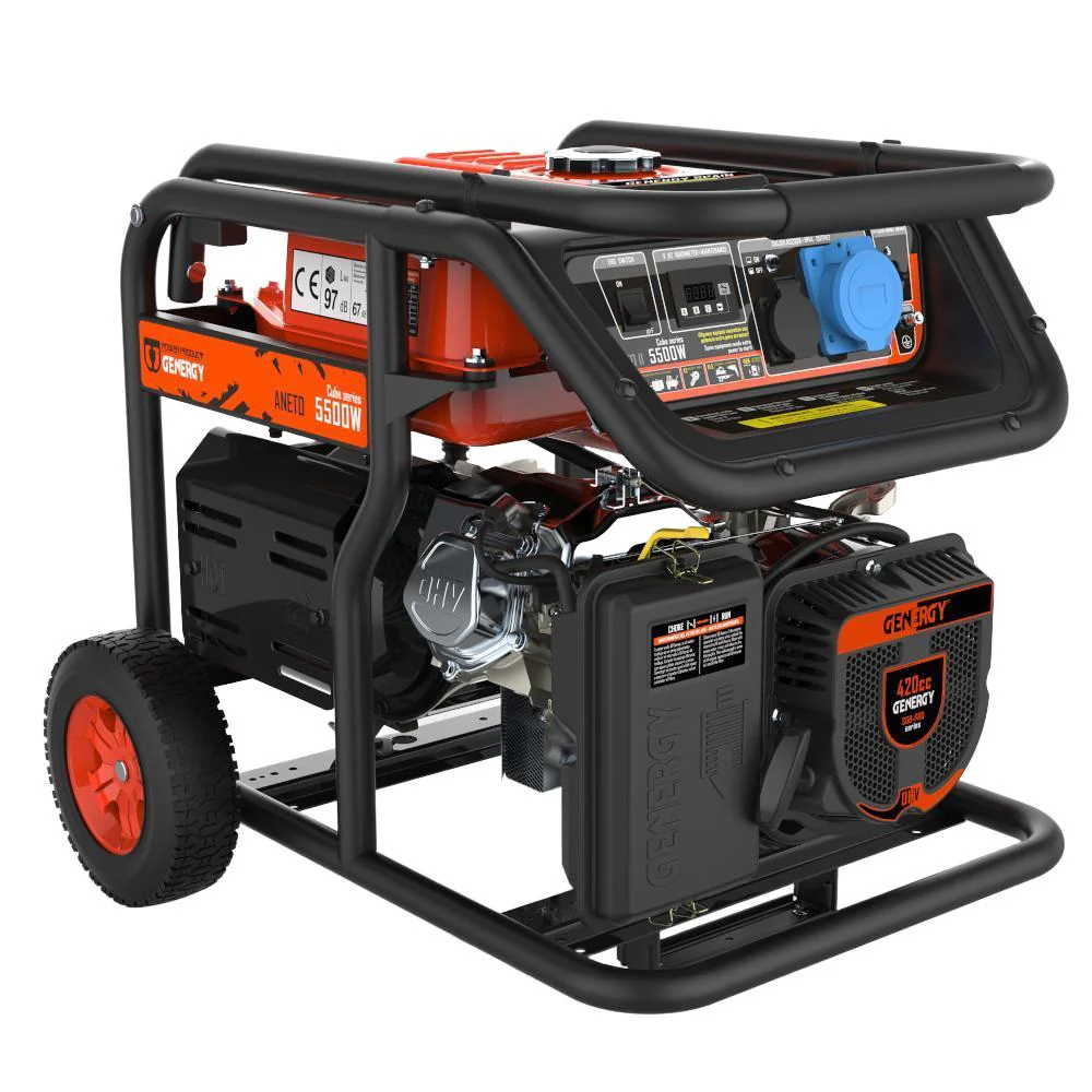 Benzin Stromerzeuger SVR 5500W Genergy Aneto - Open Frame