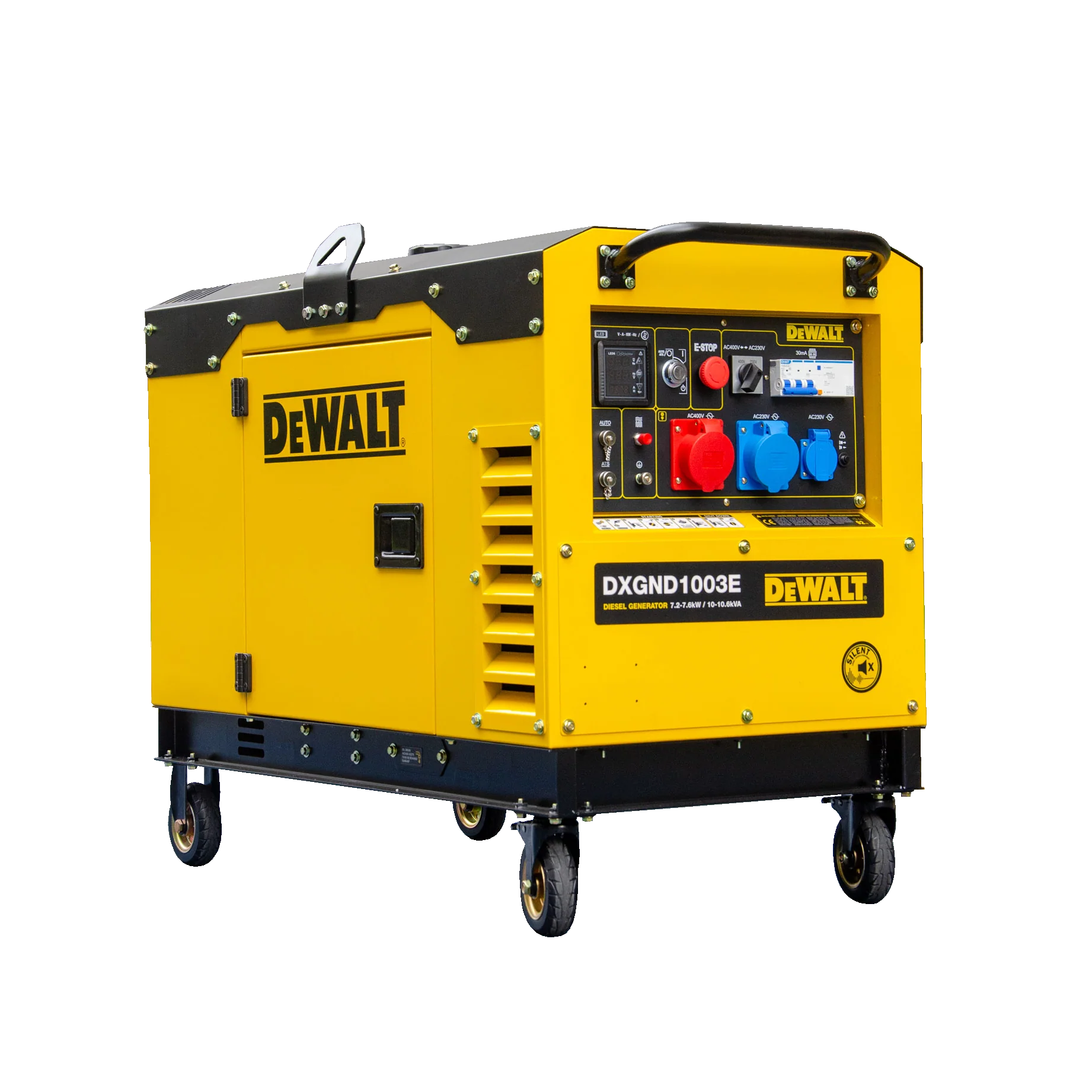 DeWalt Diesel Stromaggregat DXGND1003E – 7,6 kW (230 V) & 10,6 kVA (400 V) - Image 2