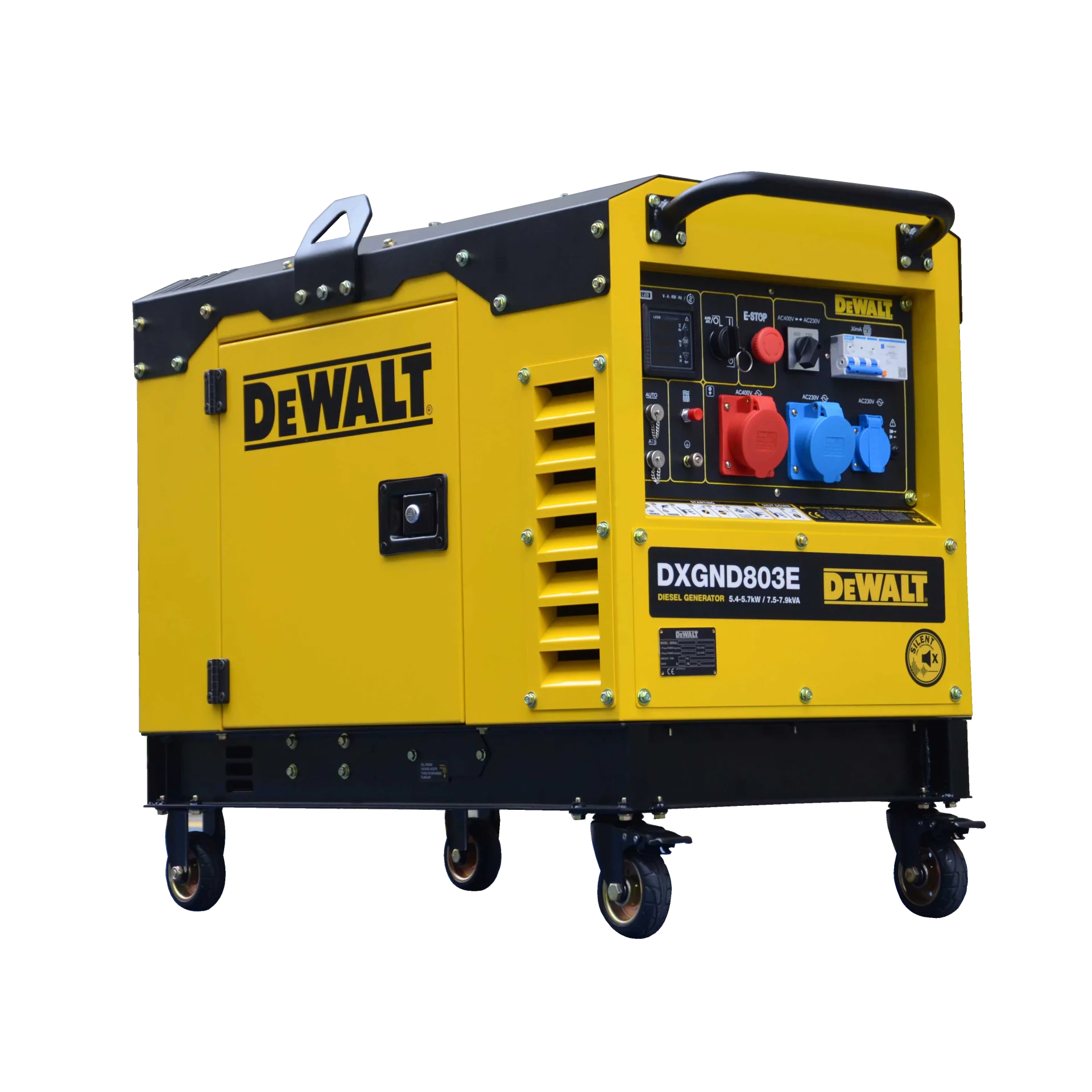 DeWalt Diesel Stromaggregat DXGND803E – 5,8 kW (230 V) & 7,9 kVA (400 V) - Image 10