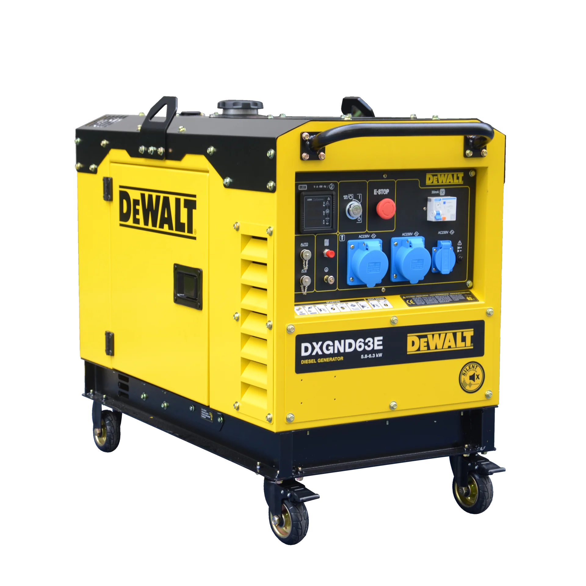 DeWalt Diesel Stromerzeuger 6,3 kW DXGND63E - Image 2
