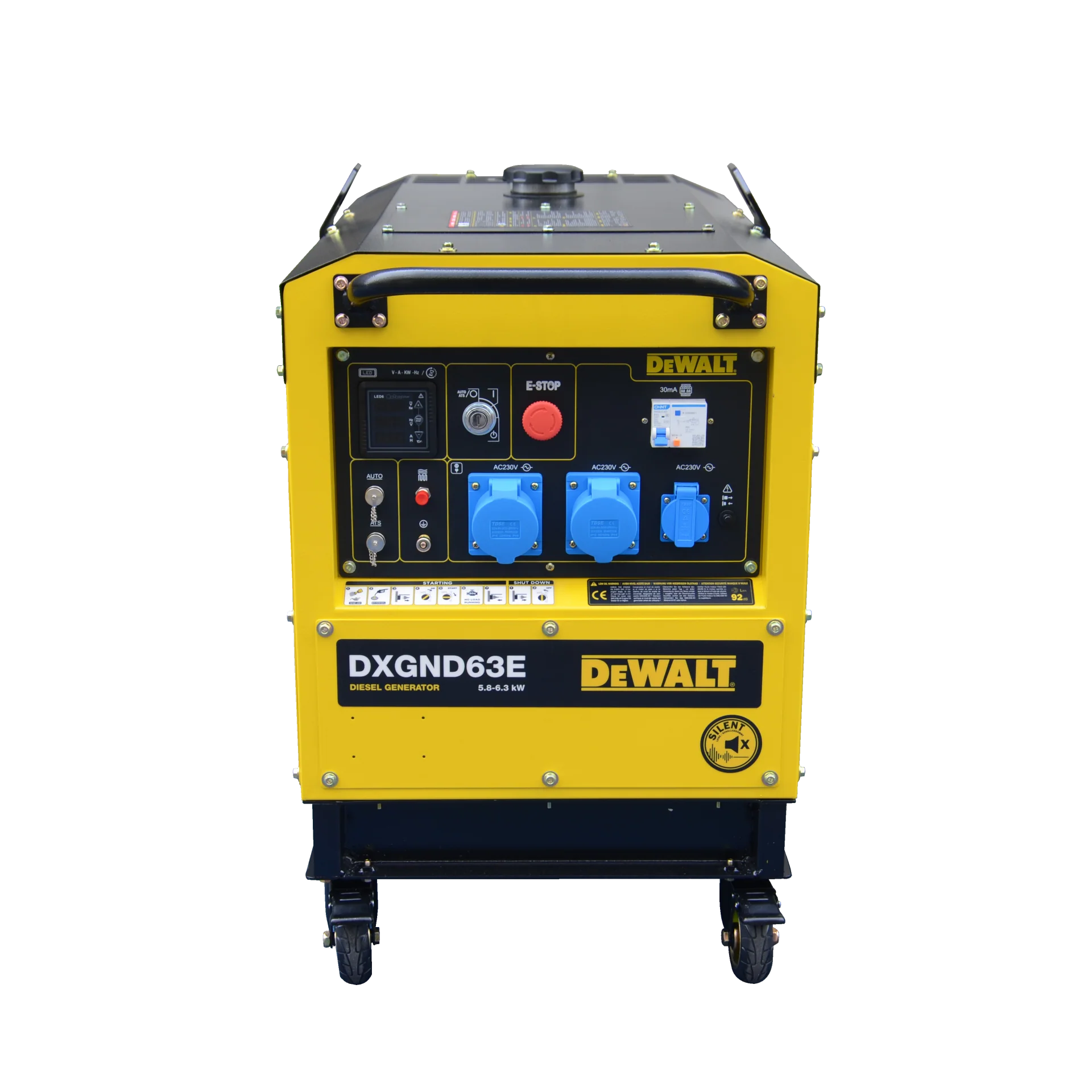 DeWalt Diesel Stromerzeuger 6,3 kW DXGND63E - Image 3