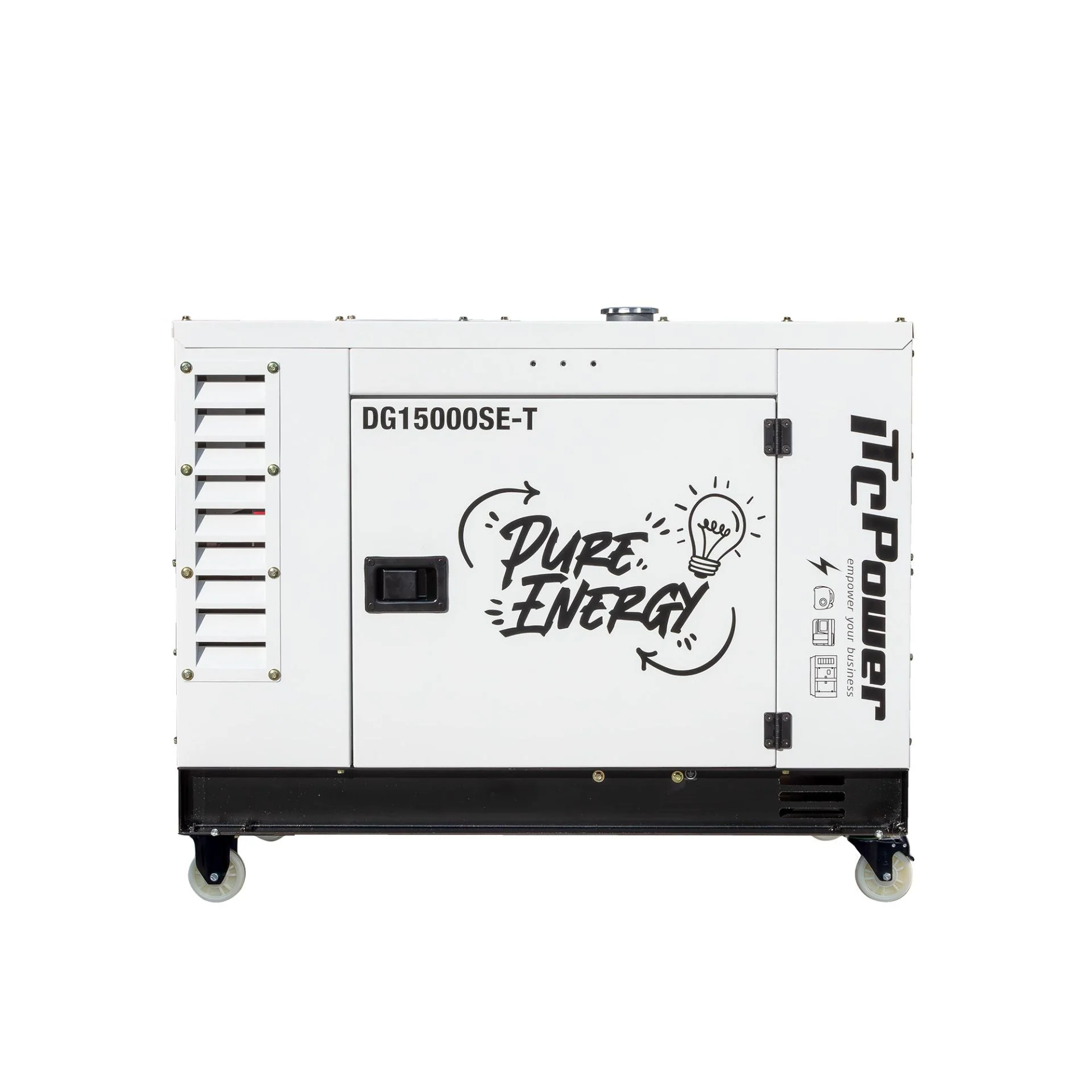 Diesel Stromaggregat 15 kVA / 12 kW 230V & 400V DG15000SE-T - Image 2