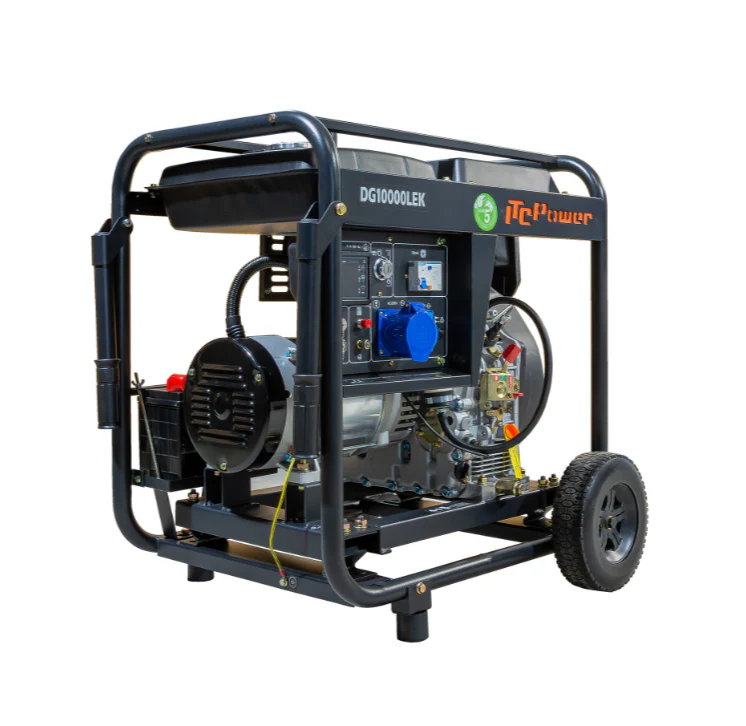 Diesel Stromaggregat DG10000LEK-T von ITC-POWER – 7,6 kW 230V & 400V - Image 4