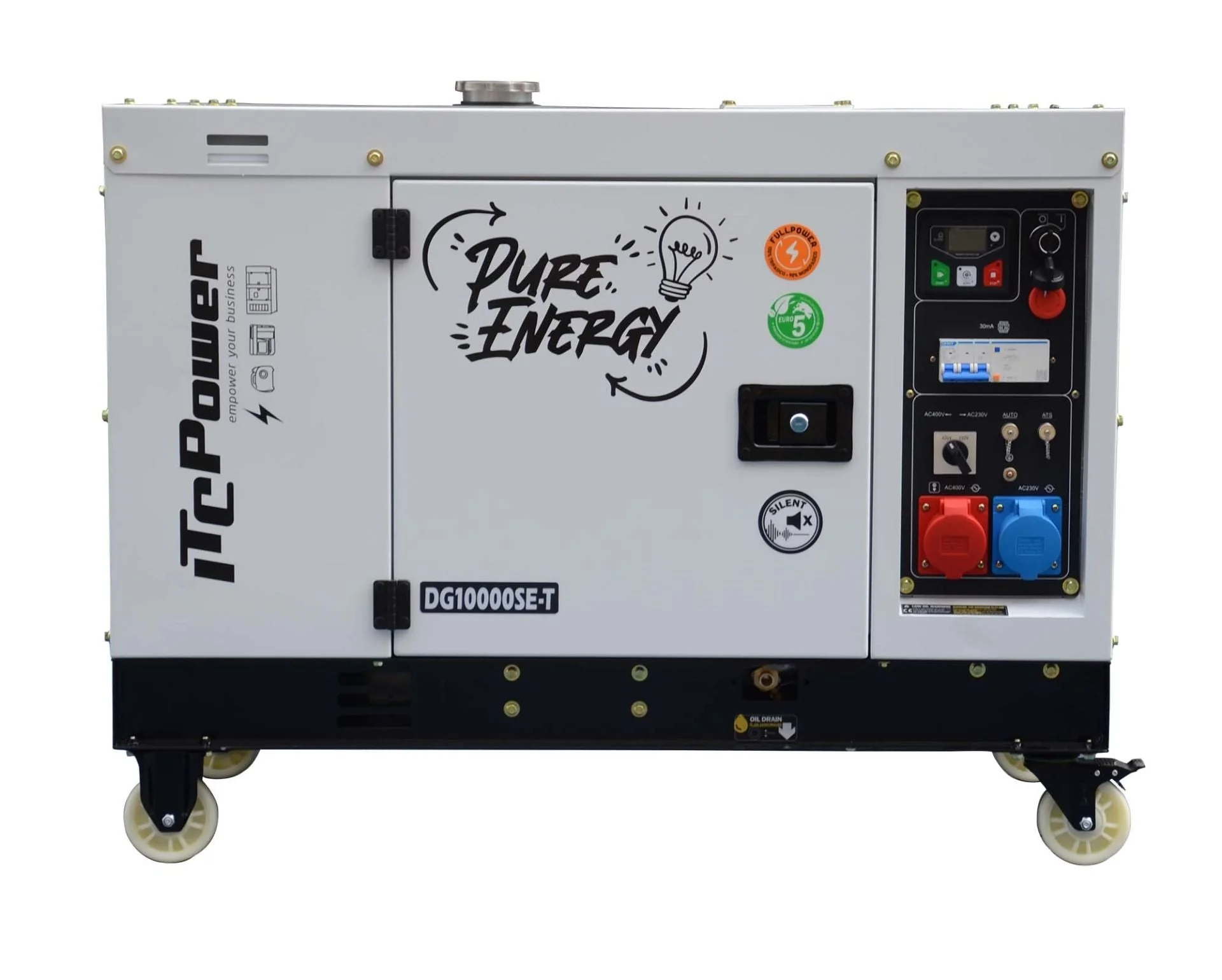 Diesel Stromaggregat DG10000SE-T 7,6 kW 230V & 400V