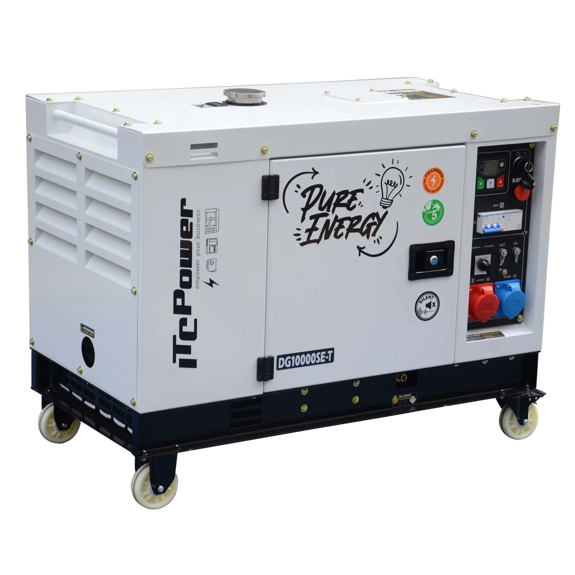 Diesel Stromaggregat DG10000SE-T 7,6 kW 230V & 400V - Image 2