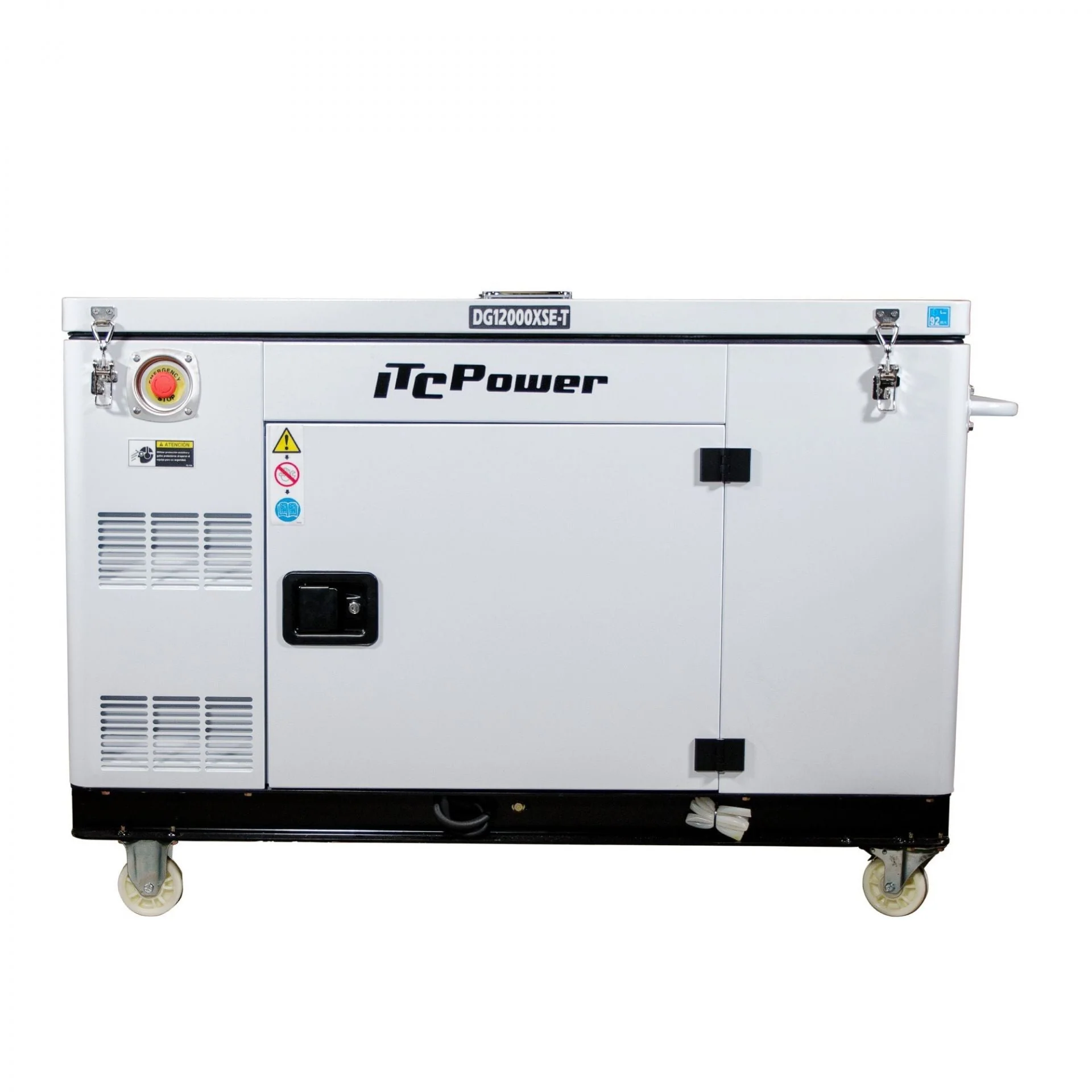 Diesel Stromaggregat Wassergekühlt 12,5 kVA / 10 kW 230V & 400V DG12000SE-T - Image 2