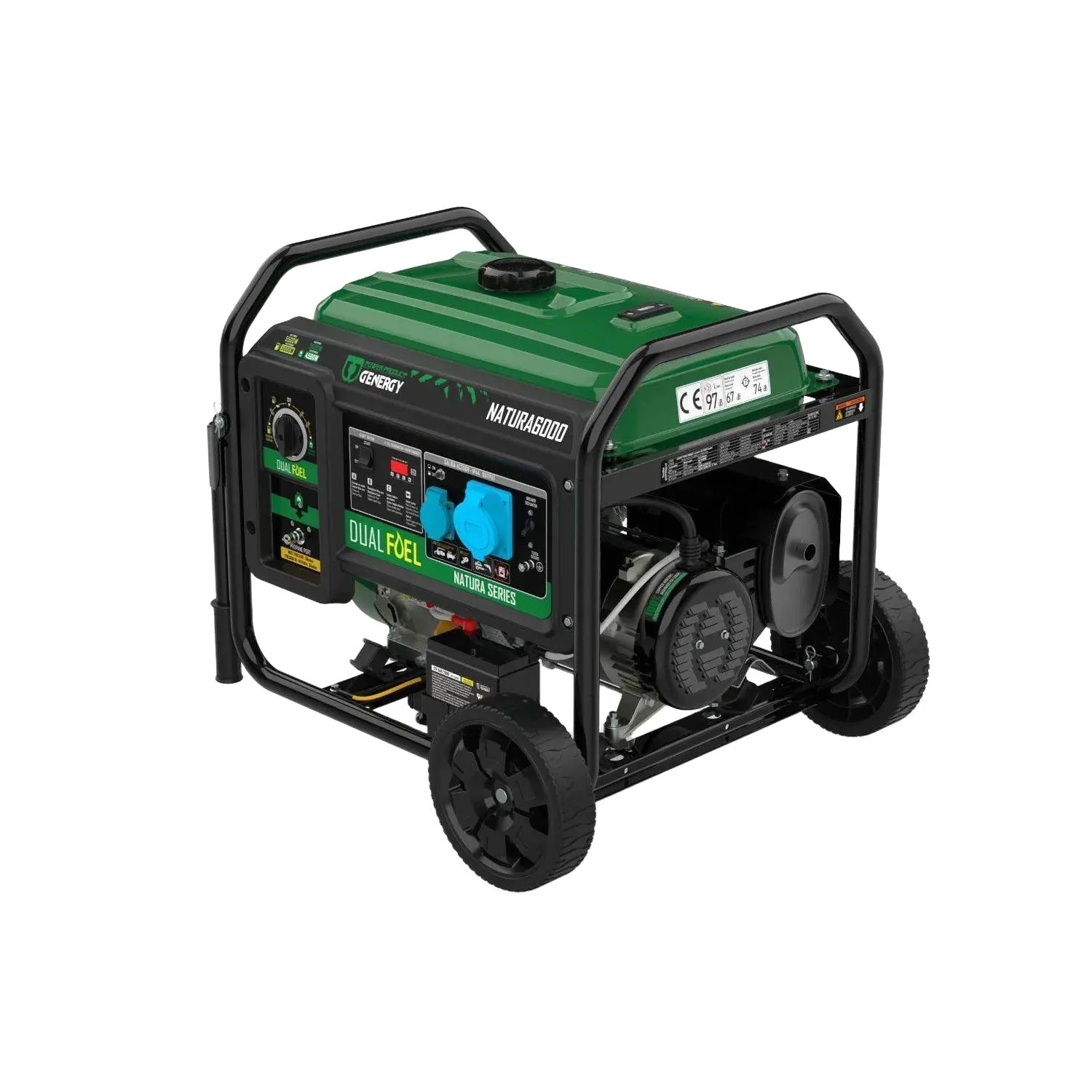 Dualfuel Stromerzeuger 5500W Genergy Natura 6000 SVR - Benzin & LPG - Image 4
