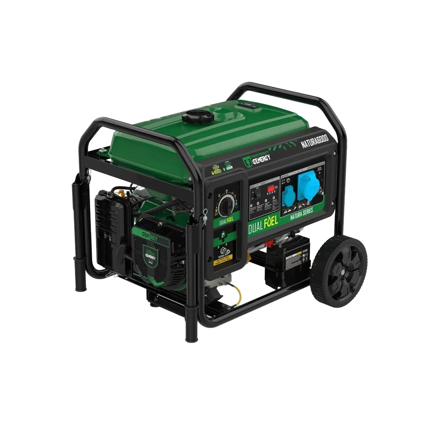 Dualfuel Stromerzeuger 5500W Genergy Natura 6000 SVR - Benzin & LPG - Image 5