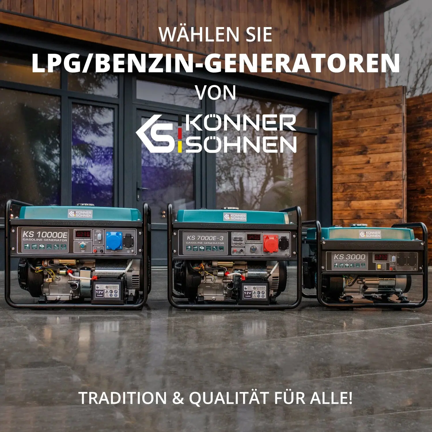 DualFuel Stromerzeuger AVR 3000 Watt Könner & Söhnen KS 3000G - Image 16