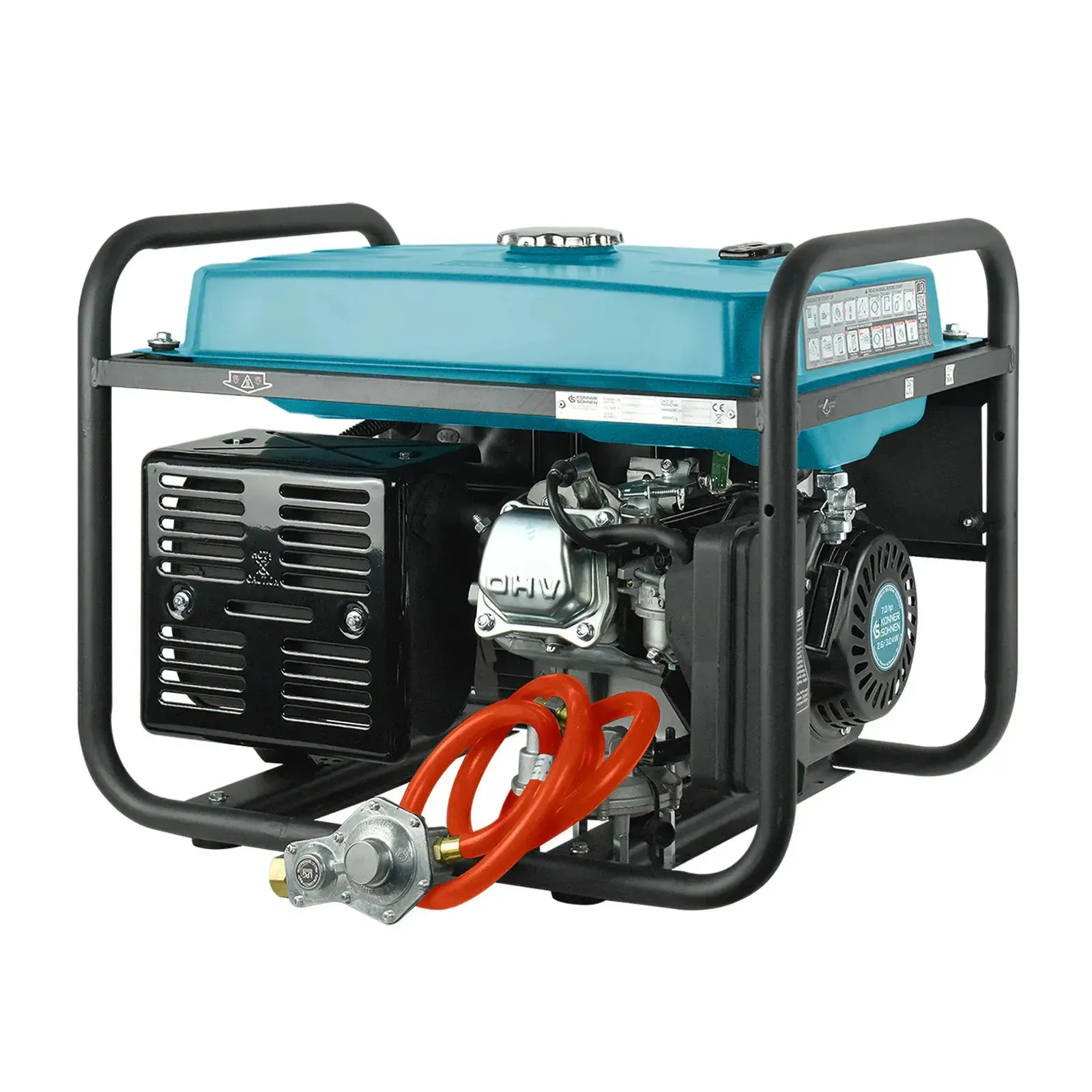 DualFuel Stromerzeuger AVR 3000 Watt Könner & Söhnen KS 3000G - Image 9