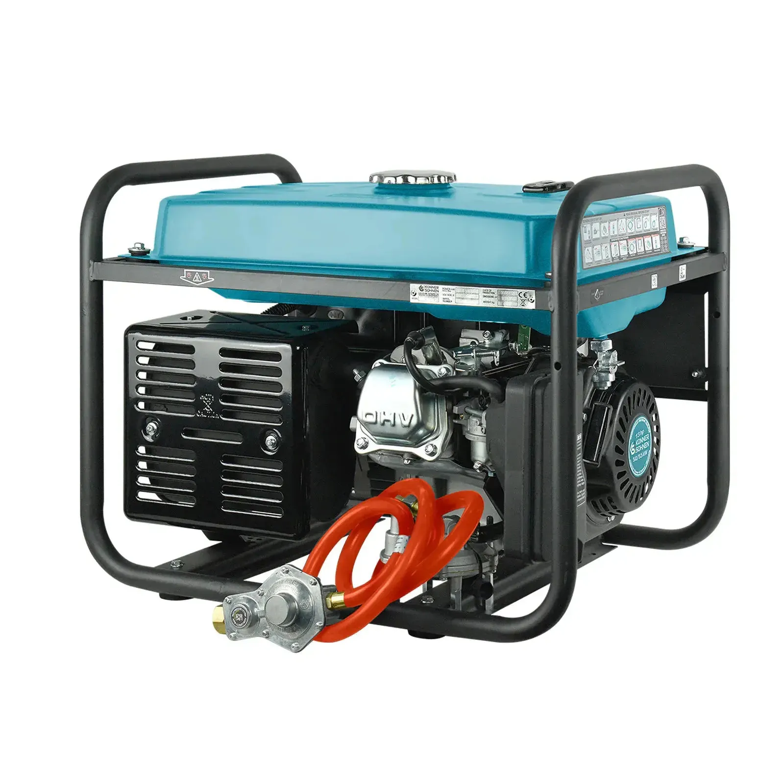 DualFuel Stromerzeuger AVR 5500 Watt Könner & Söhnen KS 7000E G - Image 6