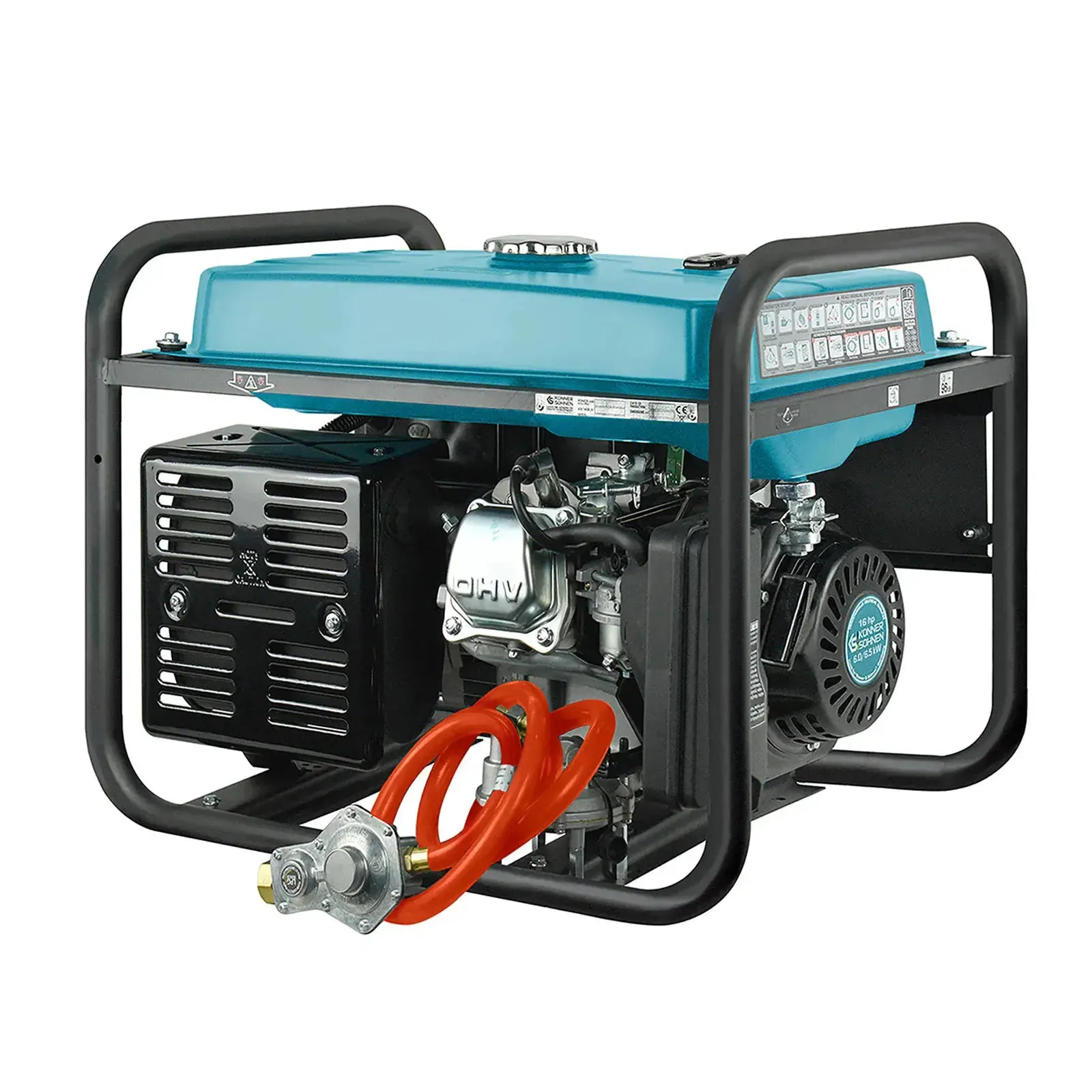 DualFuel Stromerzeuger AVR 6500 Watt Könner & Söhnen KS 9000E G - Image 4