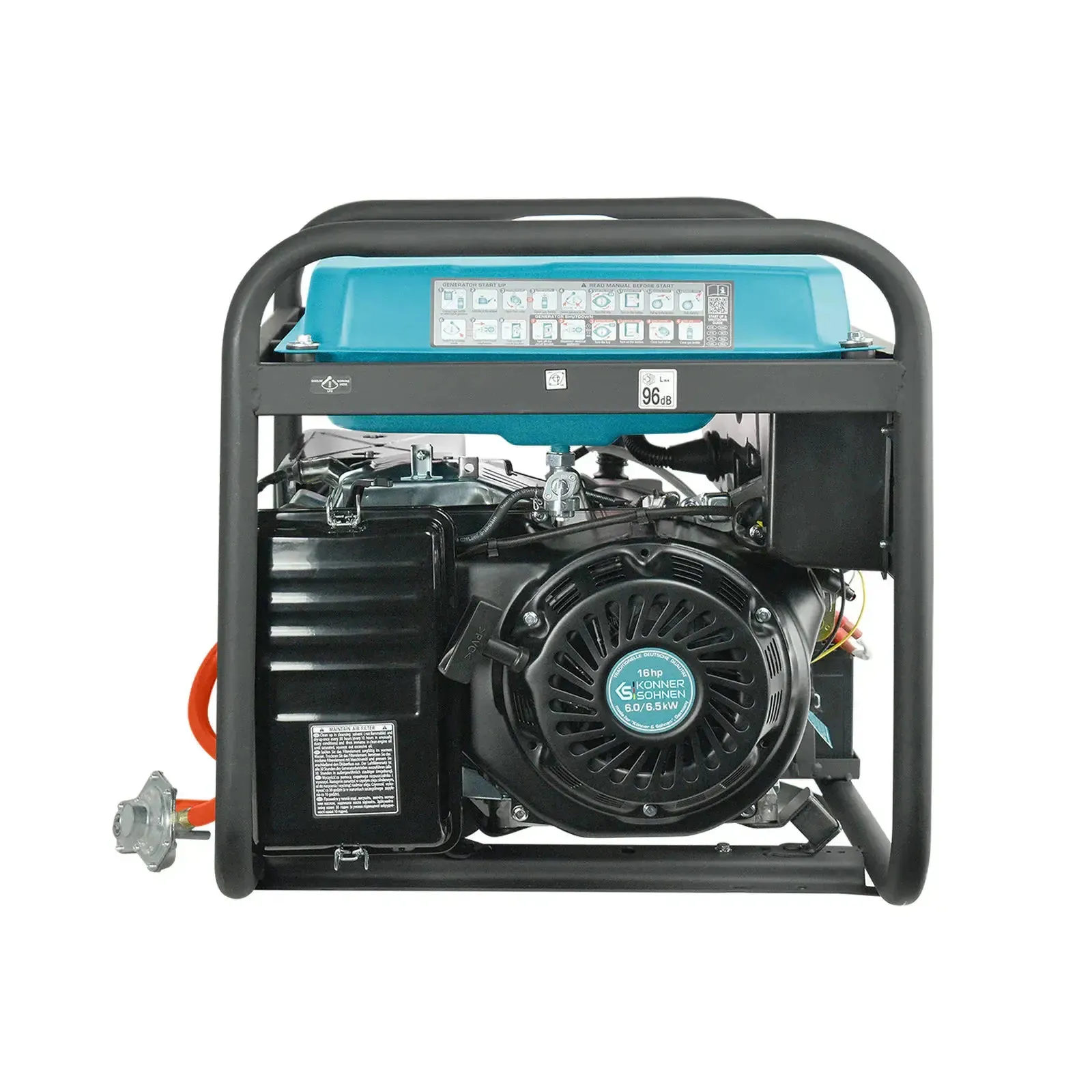 DualFuel Stromerzeuger AVR 6500 Watt Könner & Söhnen KS 9000E G - Image 5