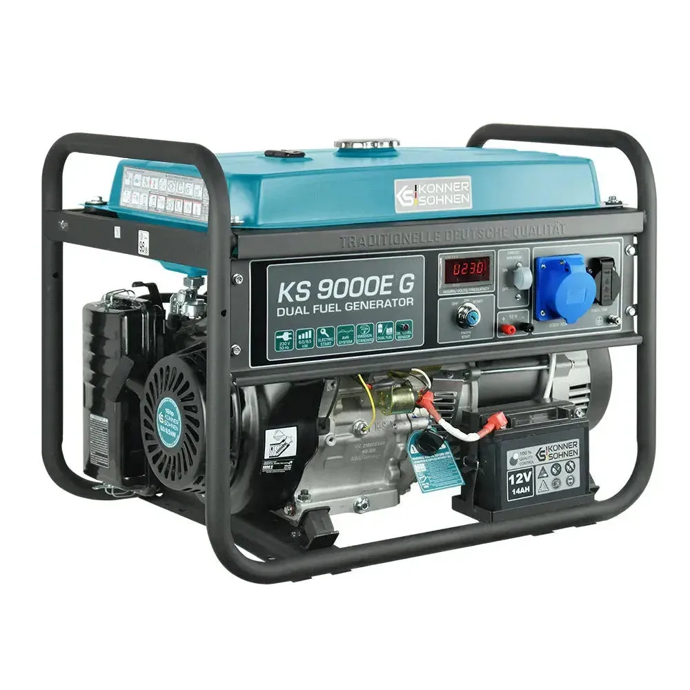 DualFuel Stromerzeuger AVR 6500 Watt Könner & Söhnen KS 9000E G - Image 7
