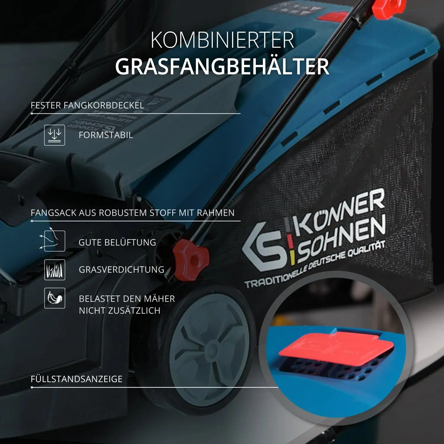 Elektrischer Rasenmäher KS 38LM-BL Schnittbreite 38cm - Image 12