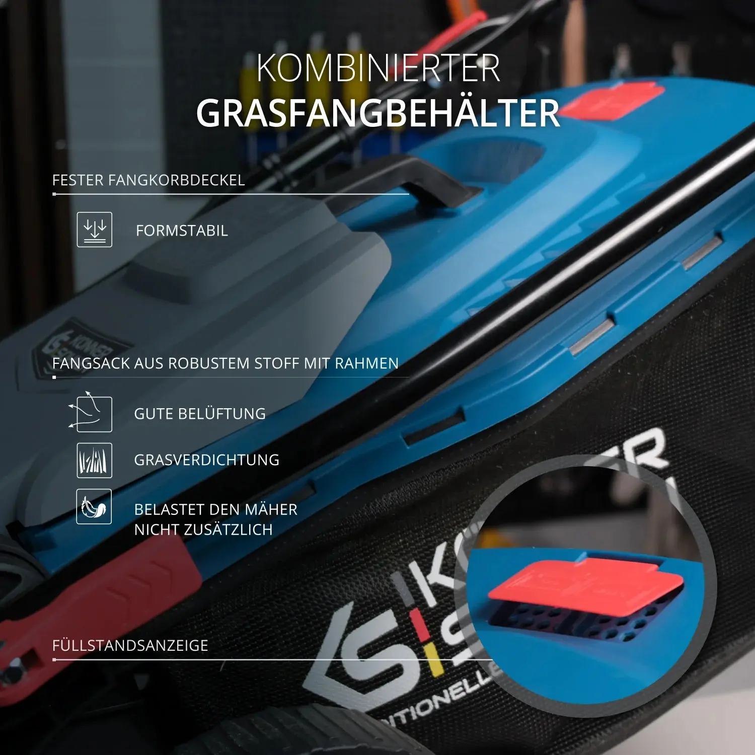 Elektrischer Rasenmäher KS 38LM Schnittbreite 38cm - Image 14