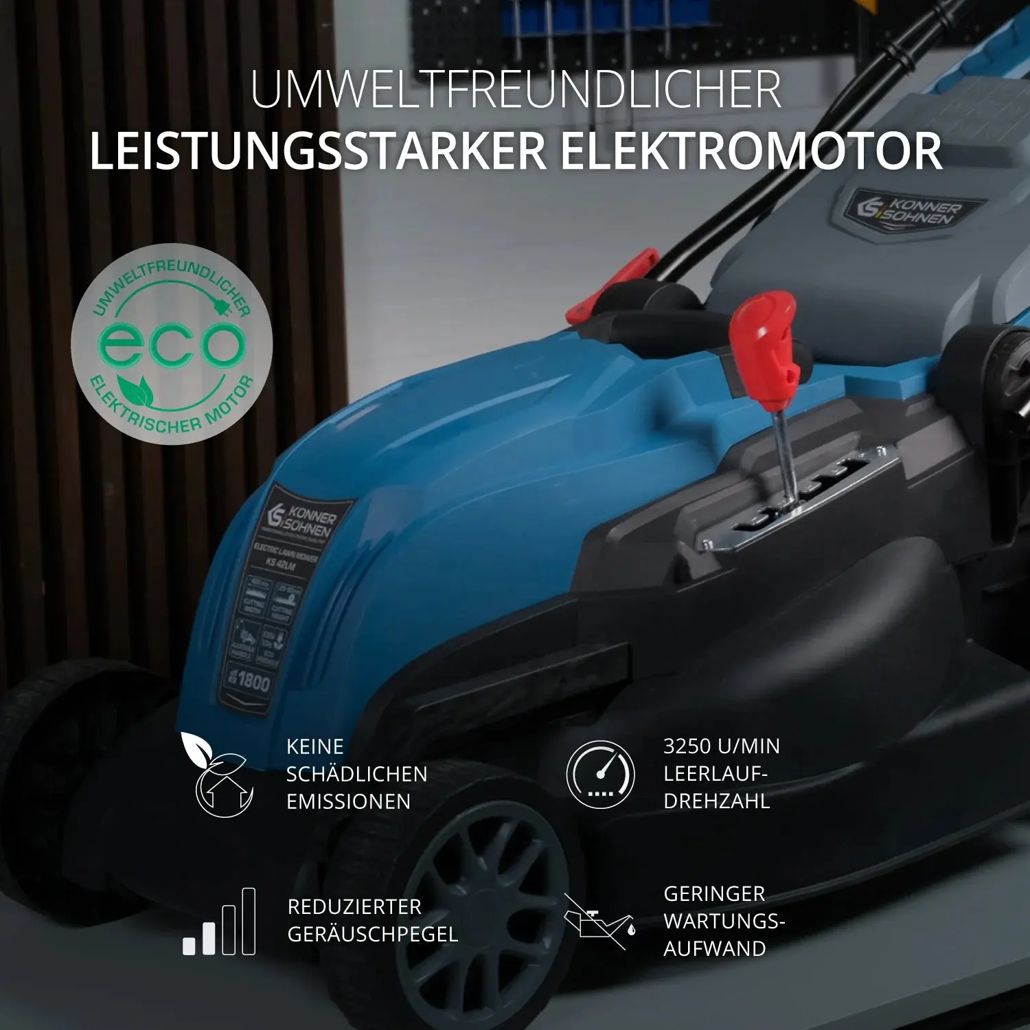 Elektrischer Rasenmäher KS 38LM Schnittbreite 38cm - Image 15