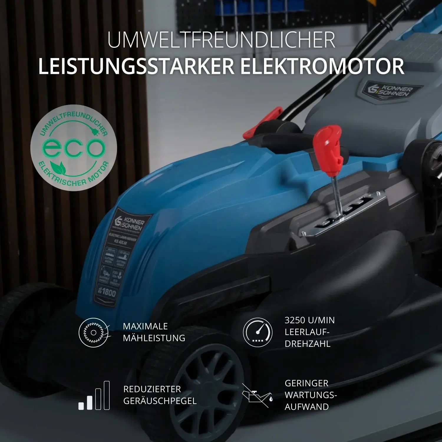 Elektrischer Rasenmäher KS 42LM Schnittbreite 42cm - Image 15