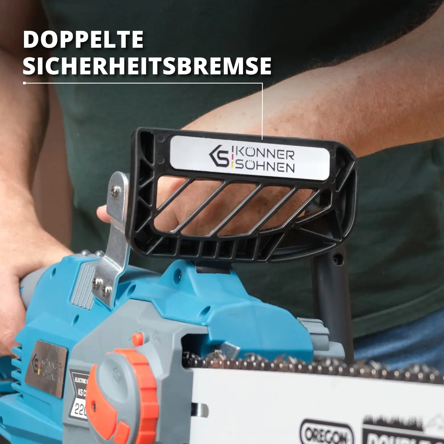 Elektro-Kettensäge KS CS2200-16 Kettenlänge 40cm - Image 12