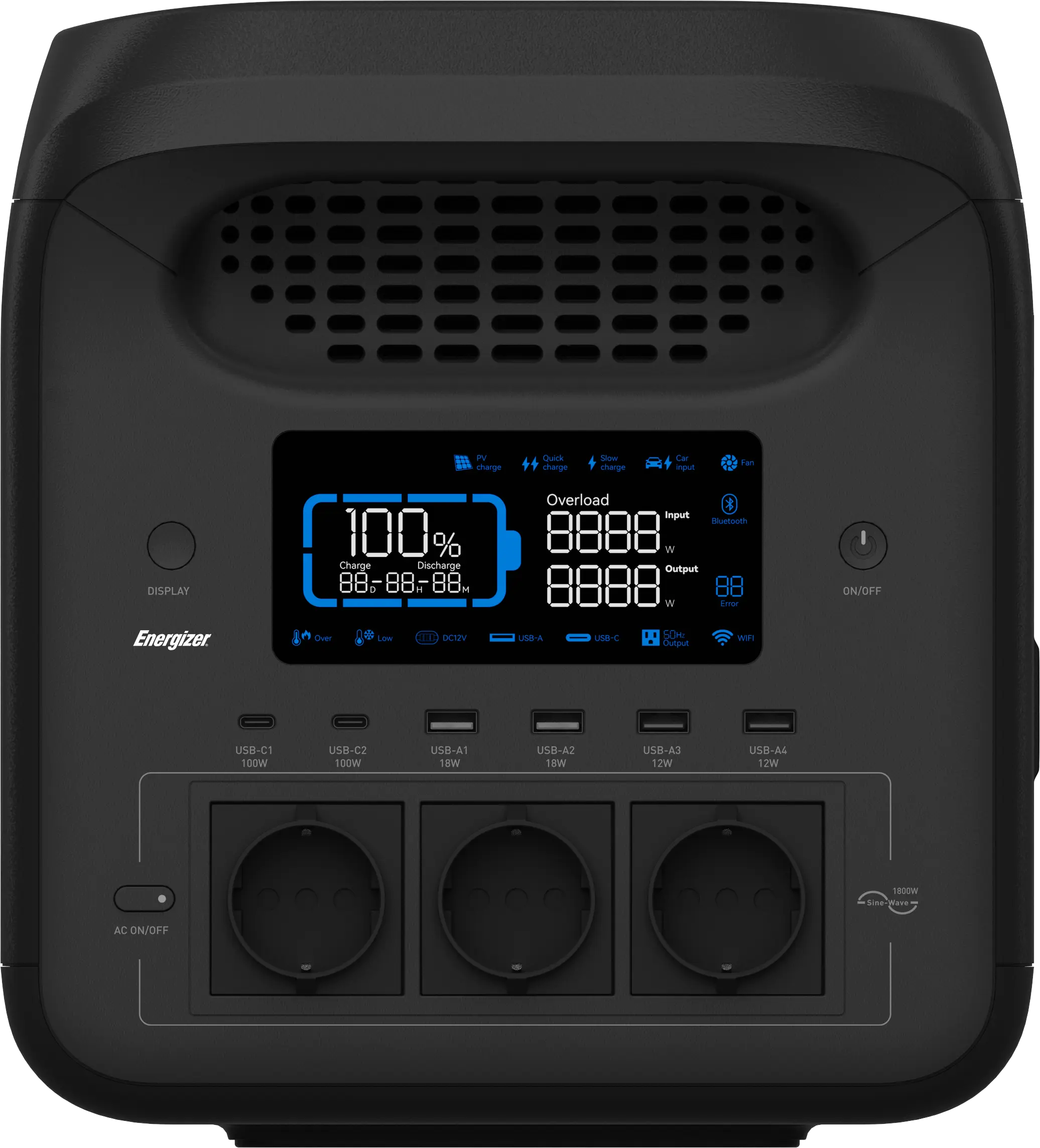 Energizer Peak 1800 tragbare Powerstation 3000W - 1229wh LIFEPO₄ - Image 3