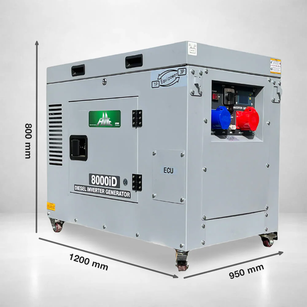 FME 8000iD 230V & 400V - 8000 Watt Diesel Inverter Generator mit integriertem ATS-Eingang (Jetzt Vorbestellen) - Image 3