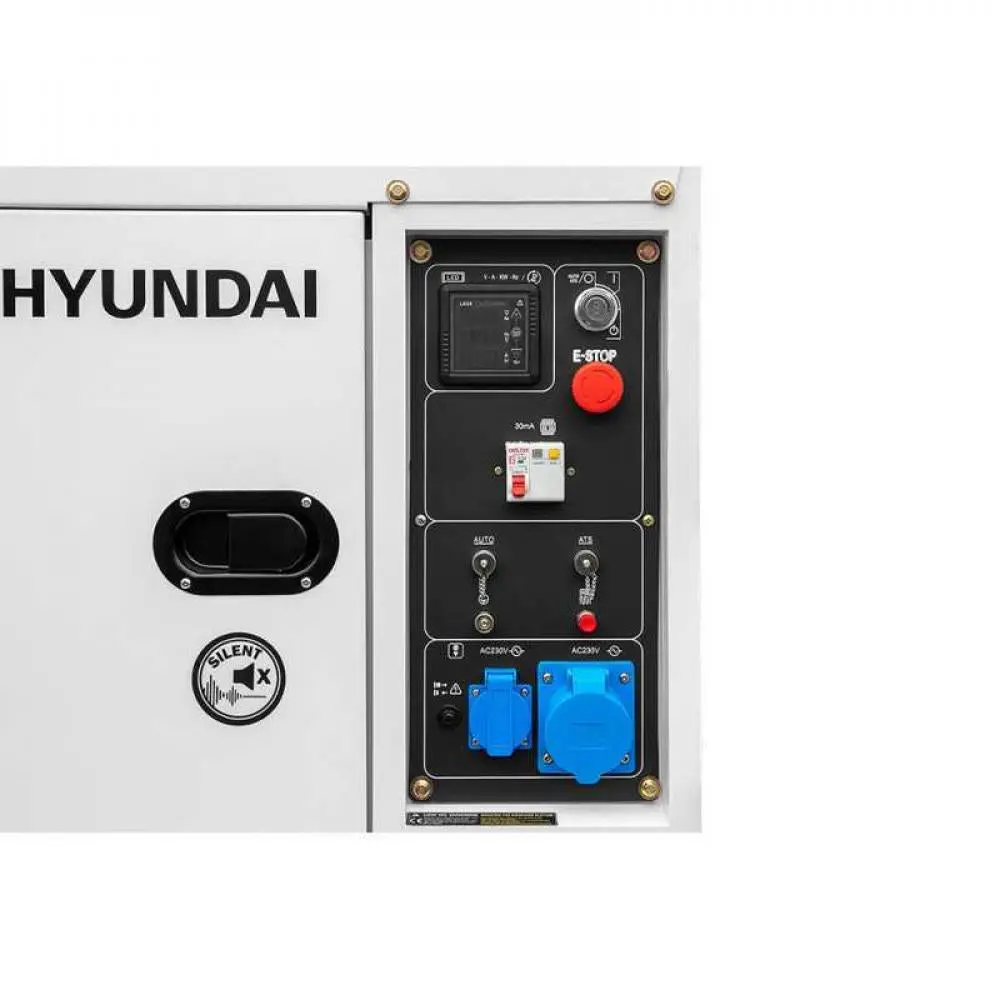 HYUNDAI 6500 Watt AVR Diesel Stromerzeuger DHY8600SE D