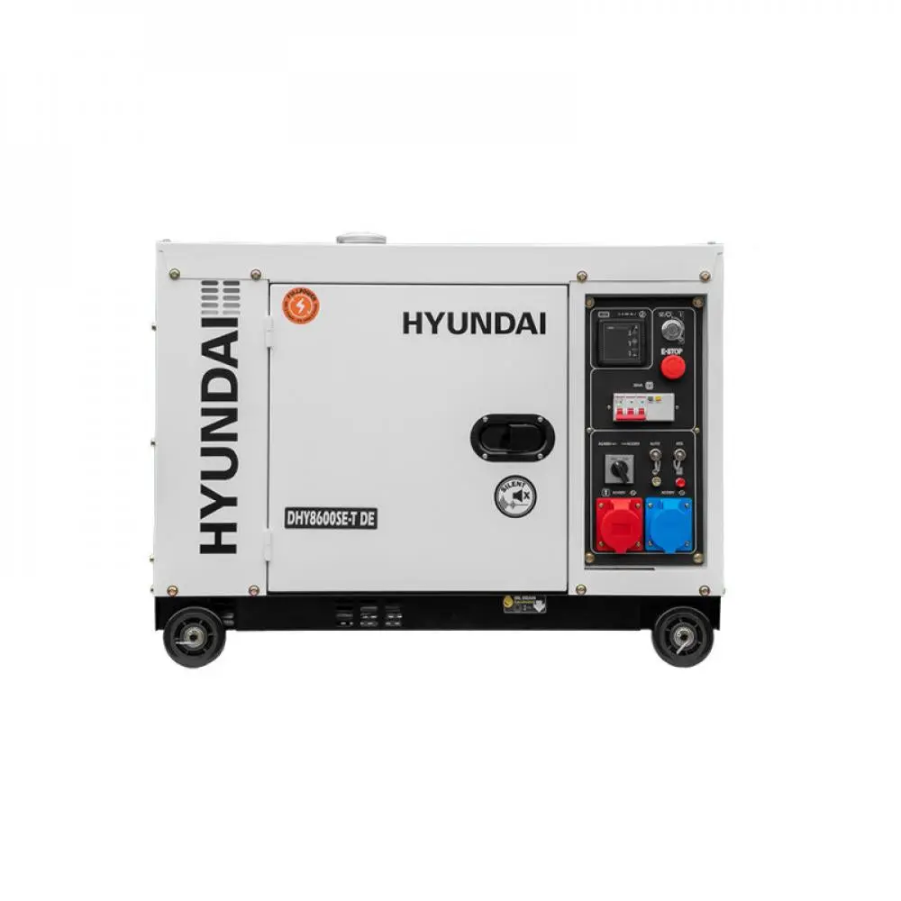 HYUNDAI 7,9 kVA DIESEL Stromerzeuger DHY8600SE-T DE 3-Phasig - Image 2